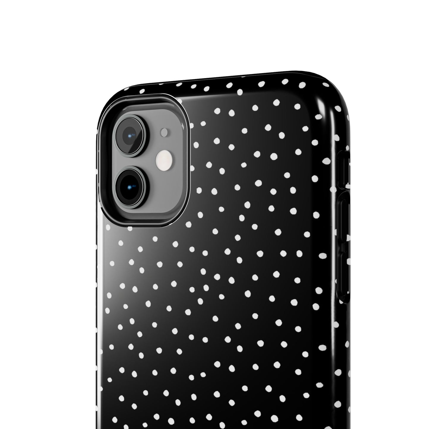 Dinky Dots Black / White Phone Case