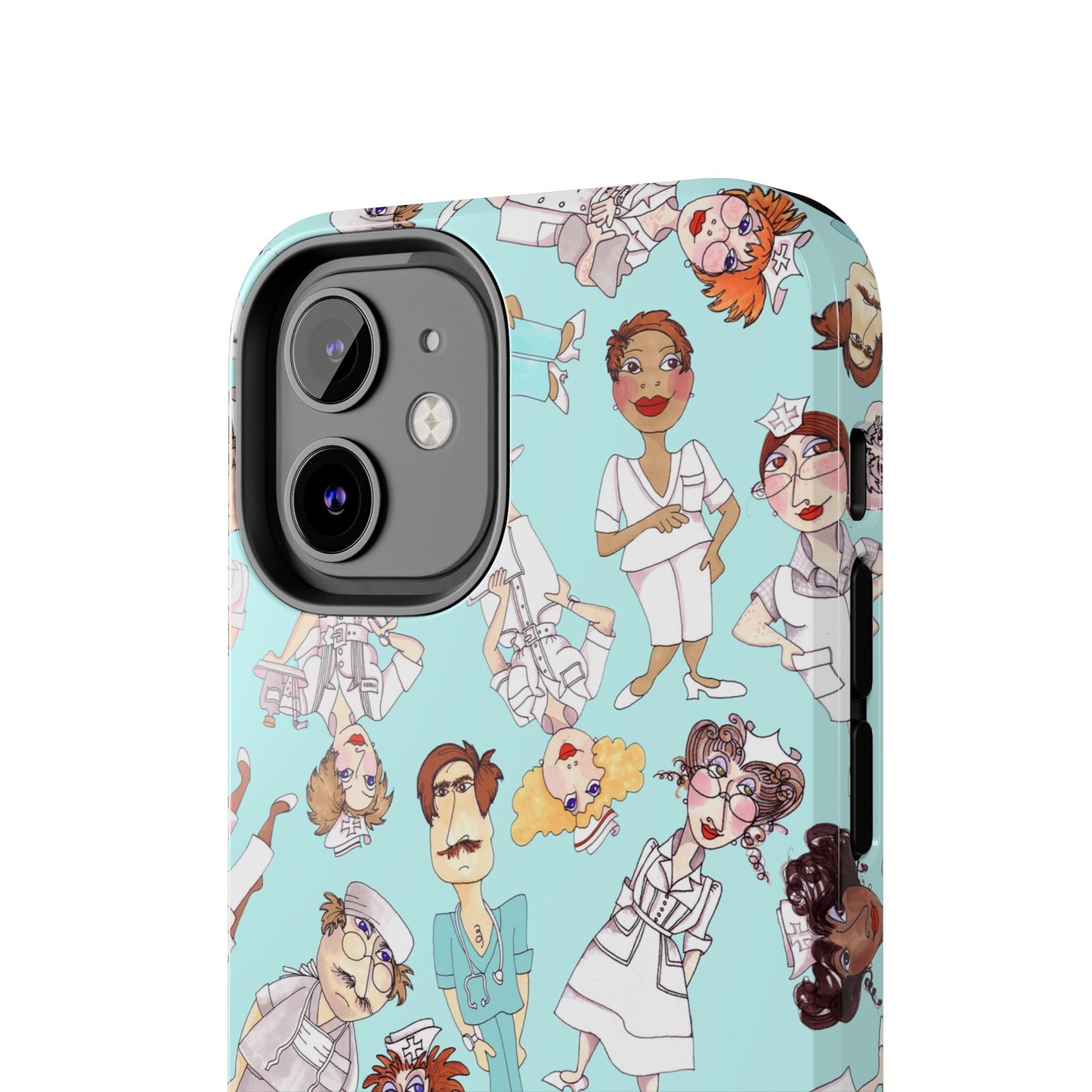 Happy Staff Aqua Phone Case