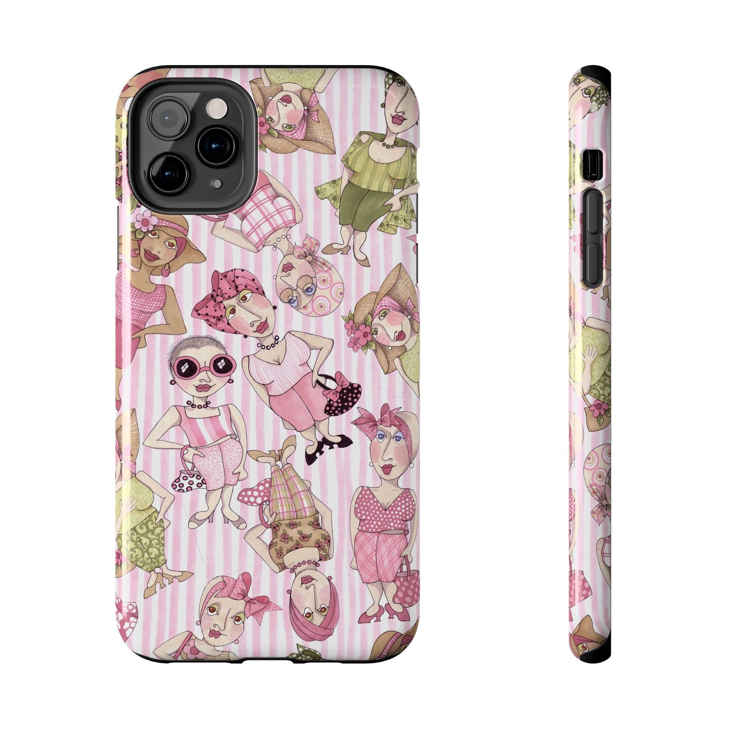 Tossed Ladies Pink Phone Case