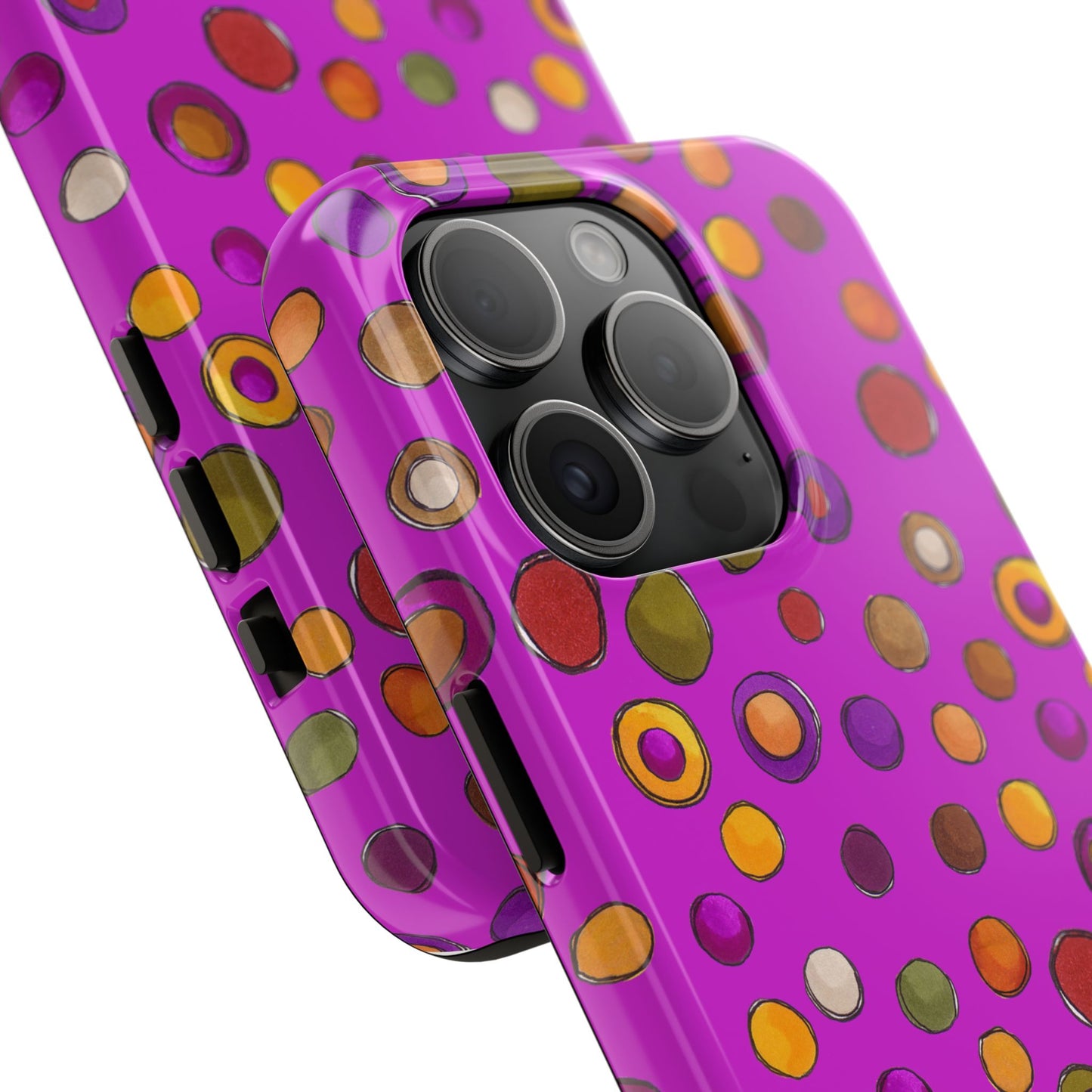 Double Dot Fuchsia Phone Case