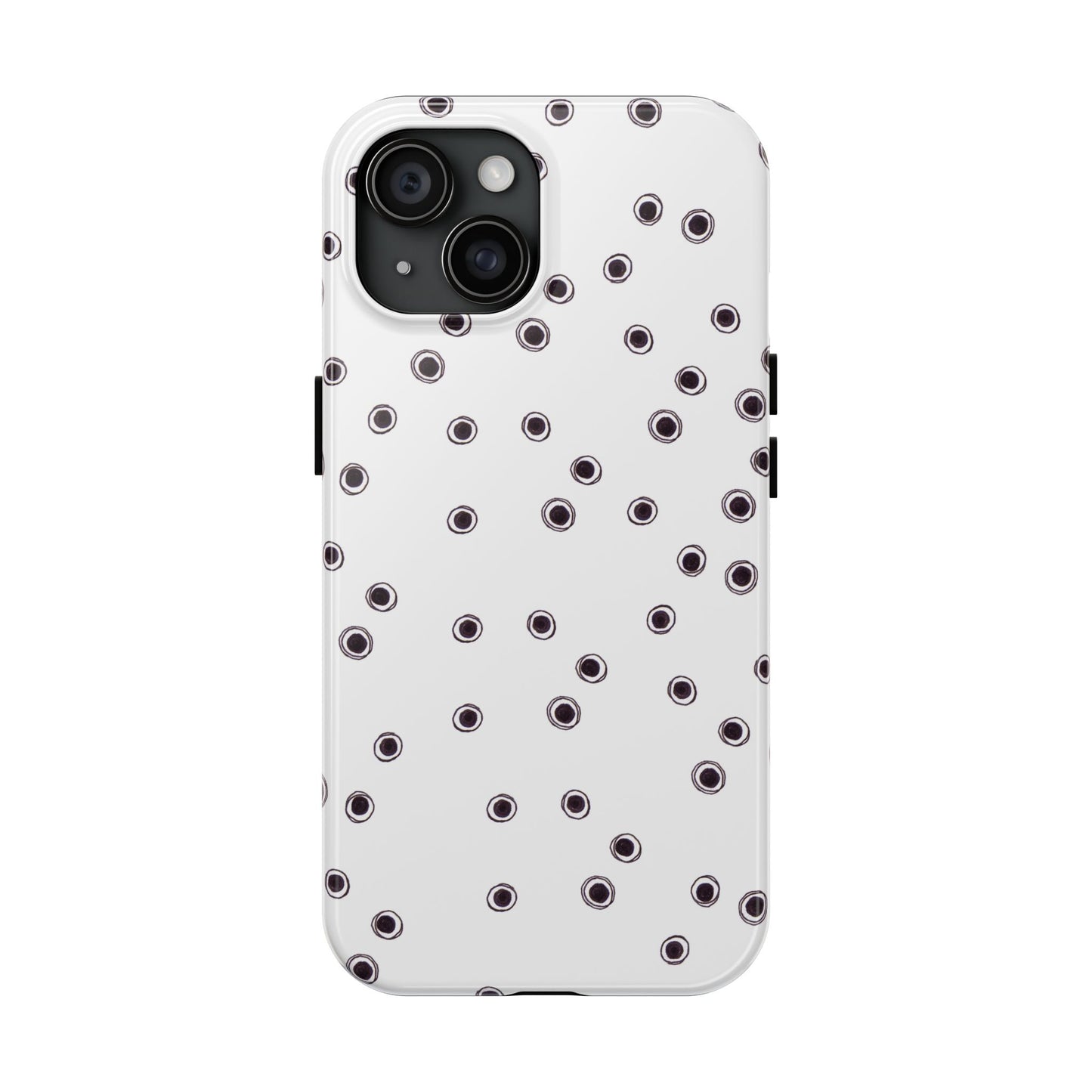 Halo Dots White Phone Case