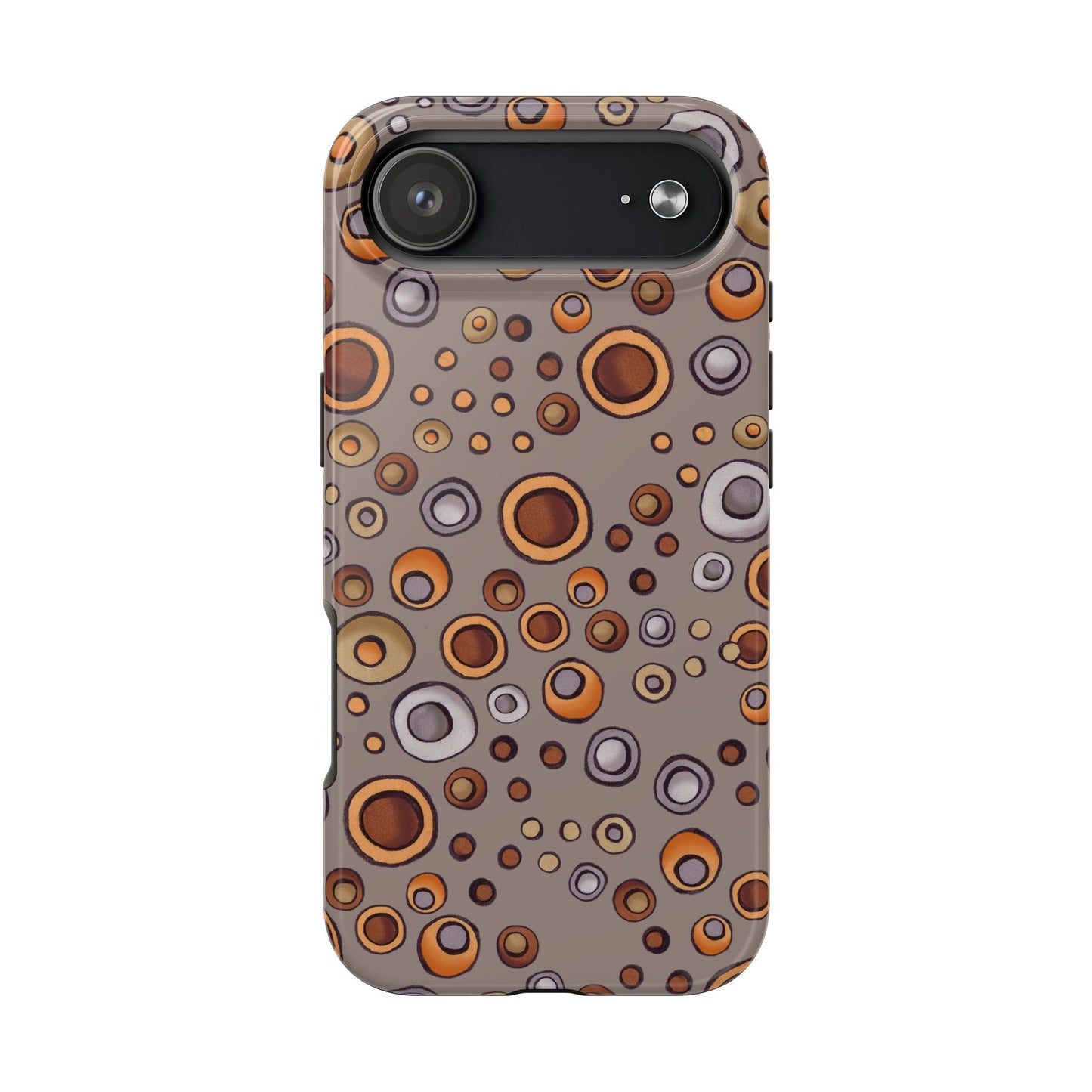Doggy Dots Gray Phone Case