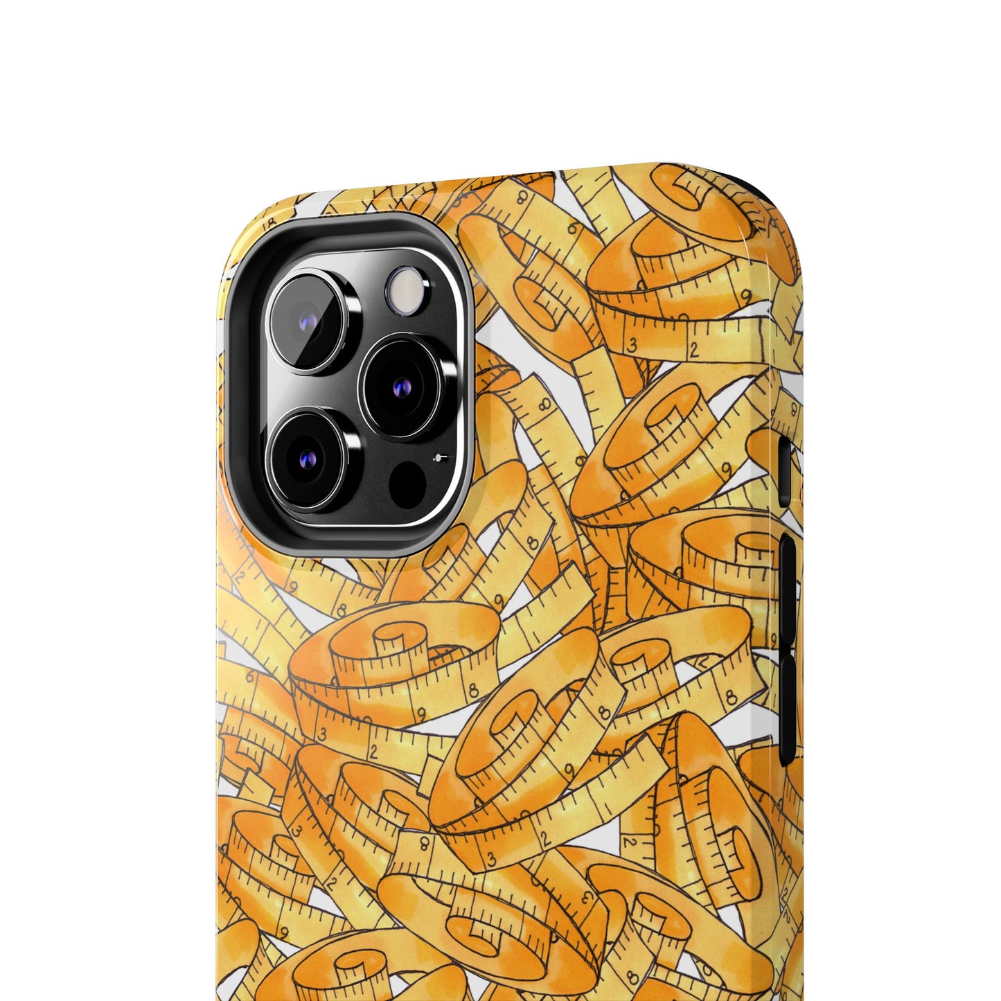Tape Storm White / Yellow Phone Case