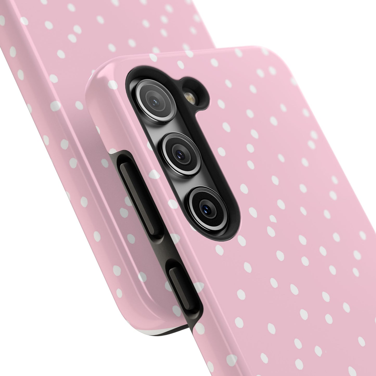 Space Dots Pink / White Phone Case