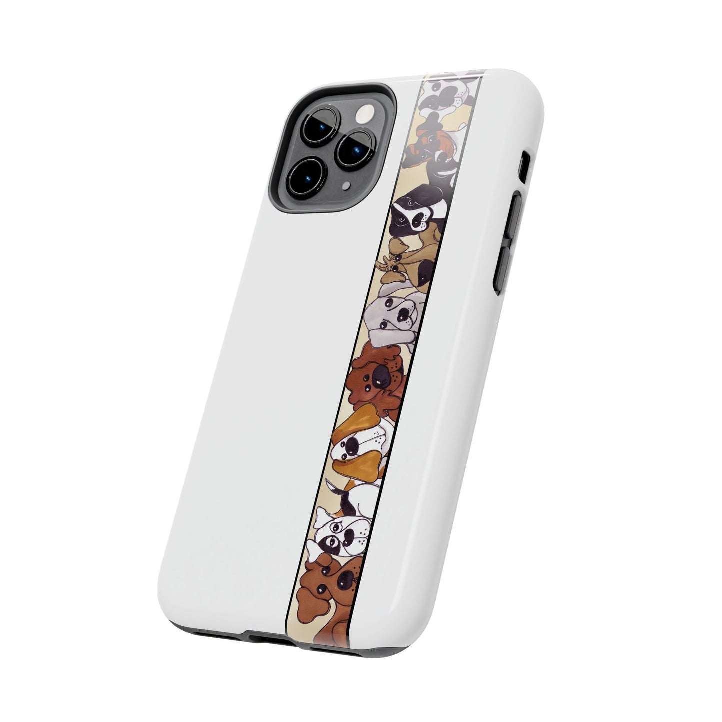 Doggie Delight Border Phone Case