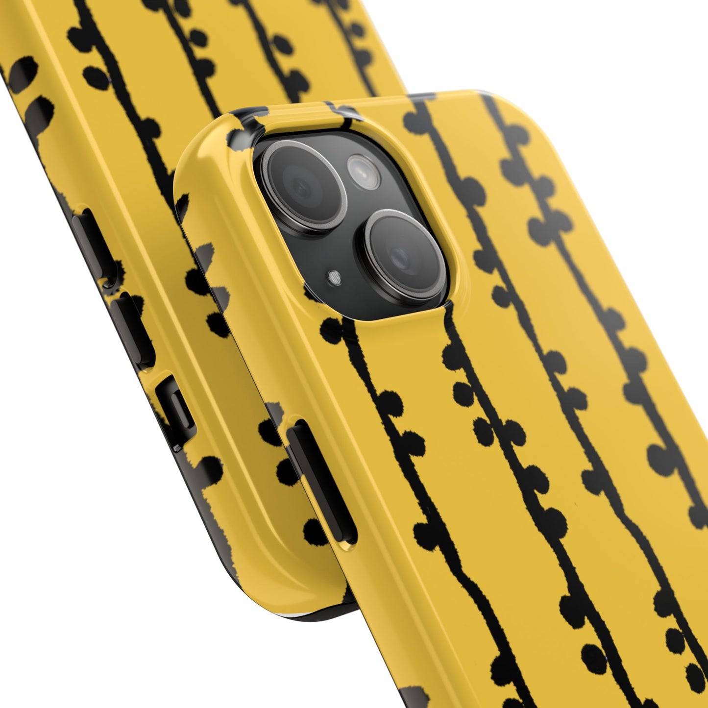 Loopy Stripe Yellow Phone Case