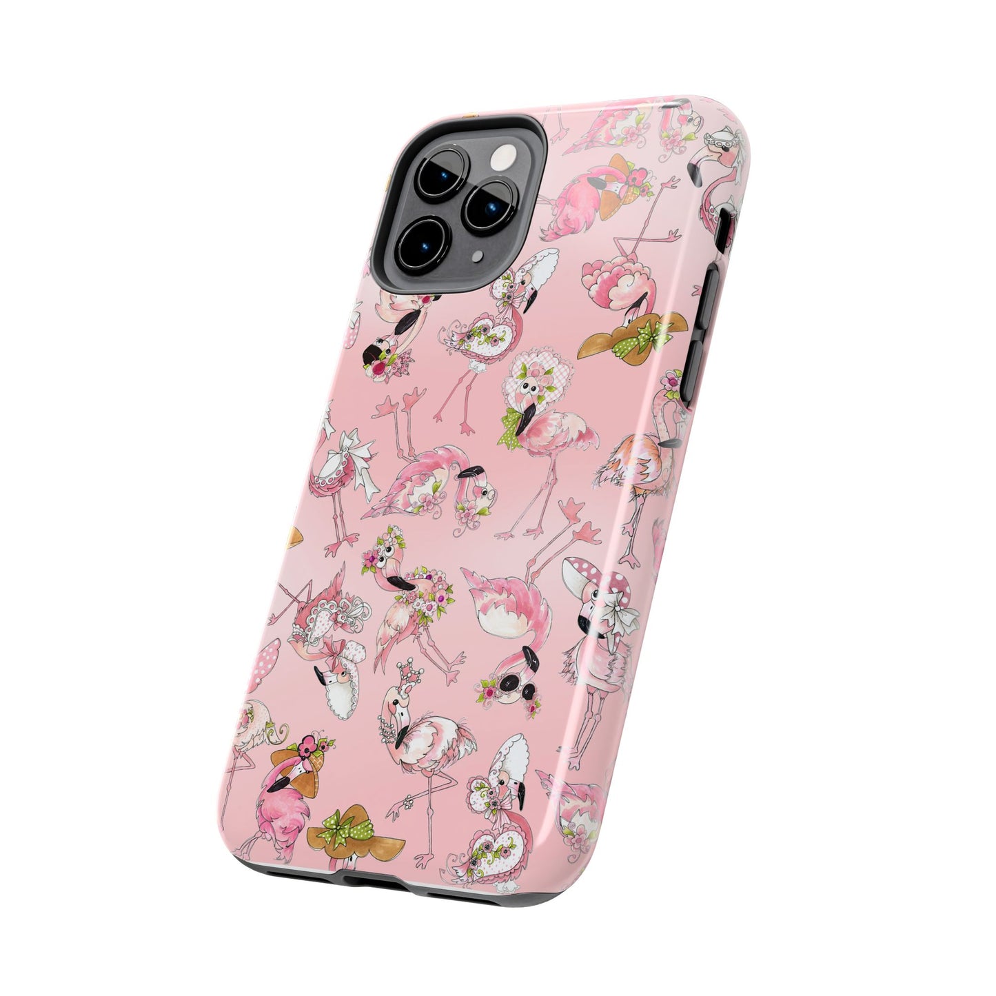 Tossed Flams Pink Phone Case