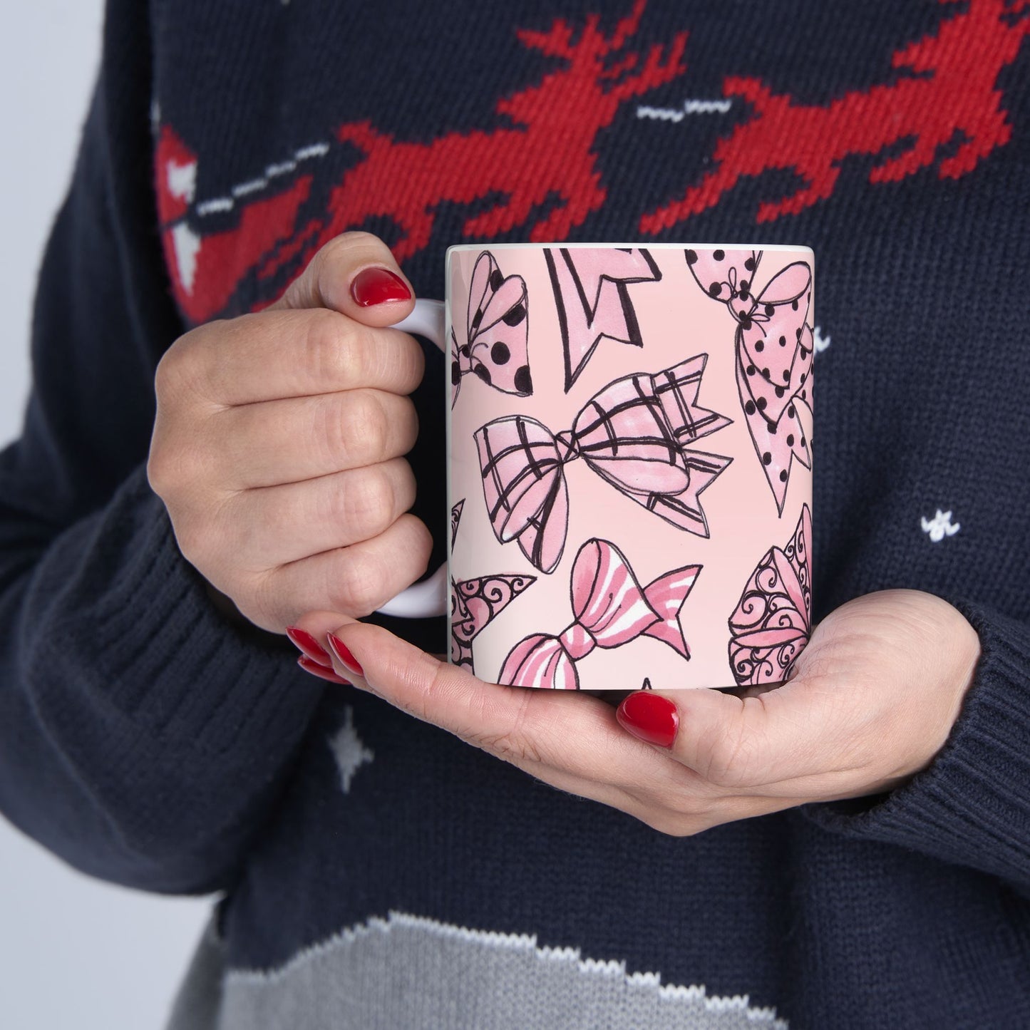 Buncha Bows Pink Cup