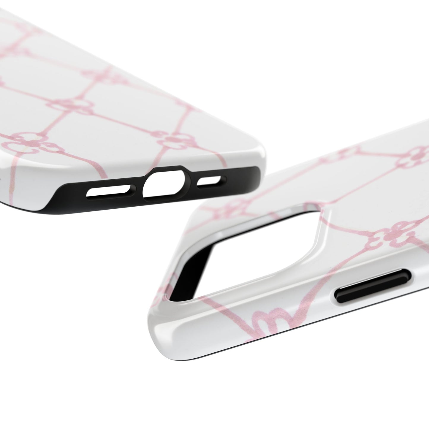 Flower Model Scroll Phone Case