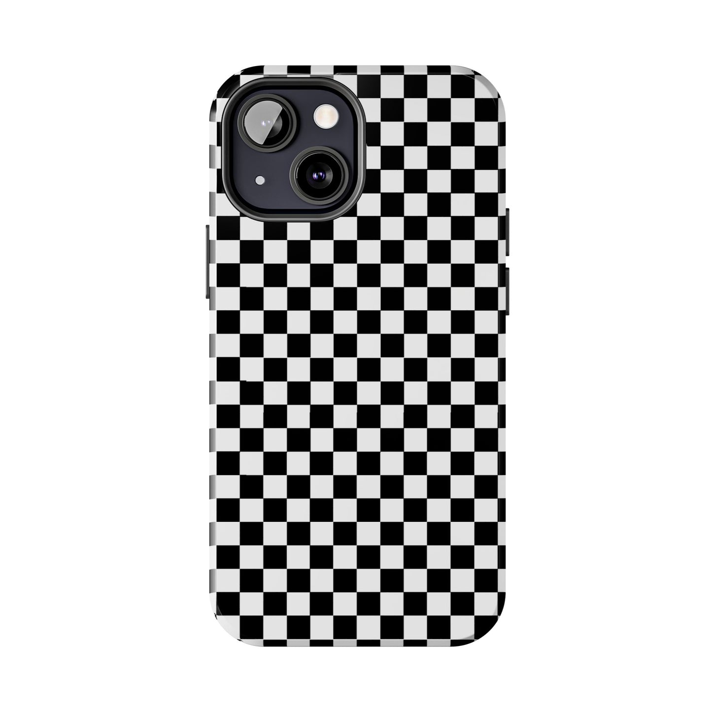 Checkerboard Black / White Phone Case