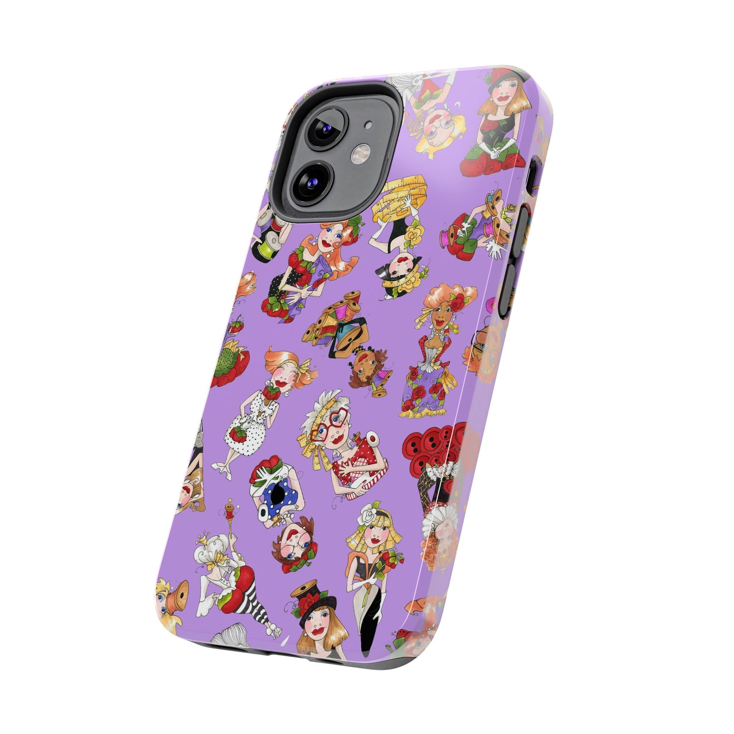 Curious Toss Purple Phone Case
