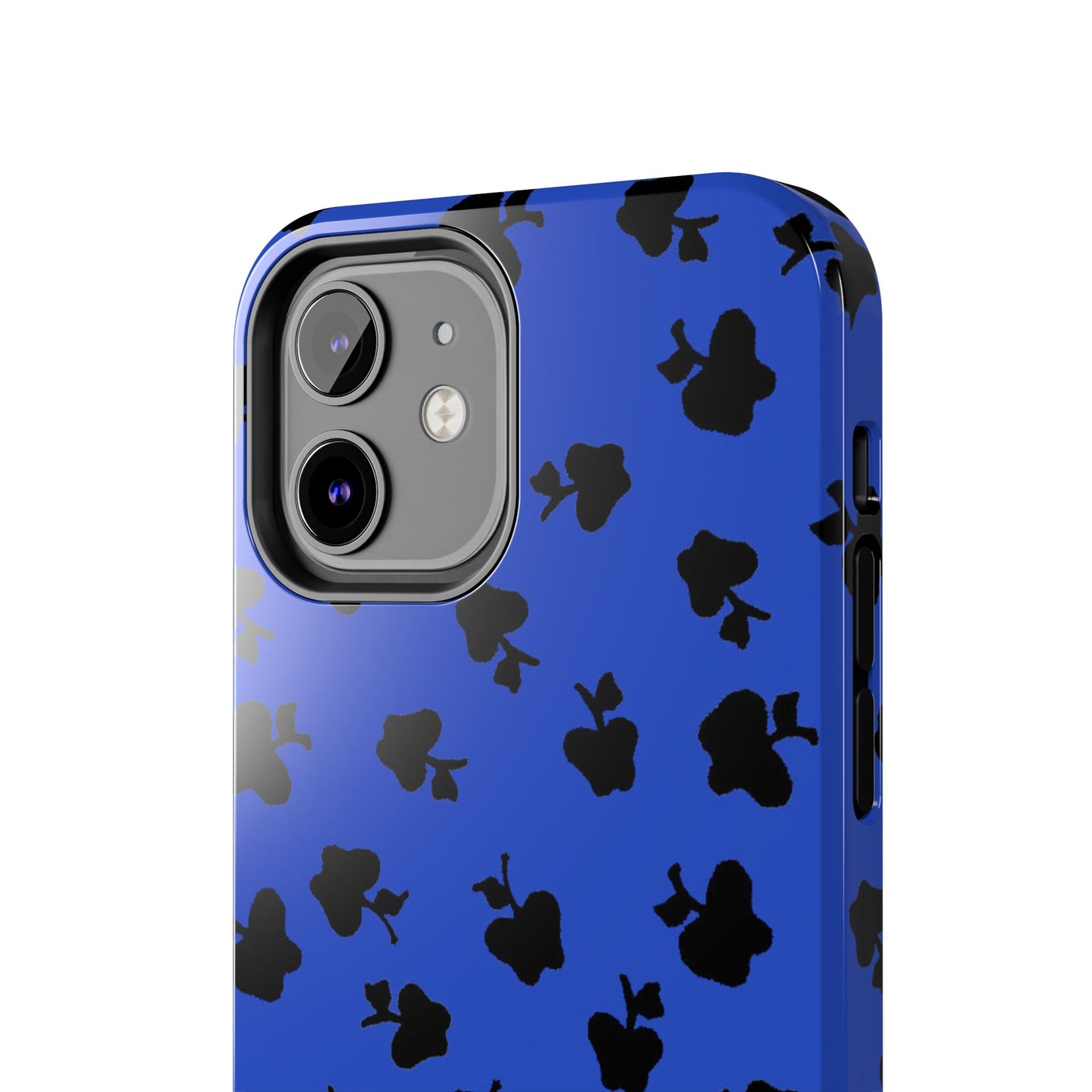 Happy Apples Blue / Black Phone Case