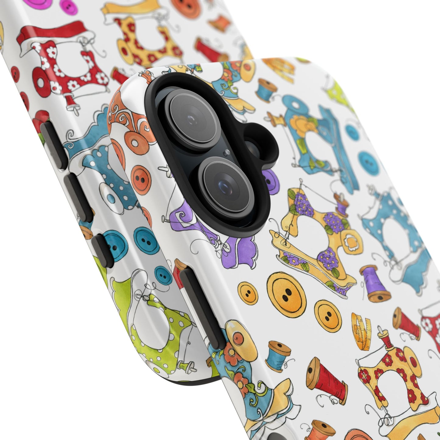 Sew Assorted White Phone Case