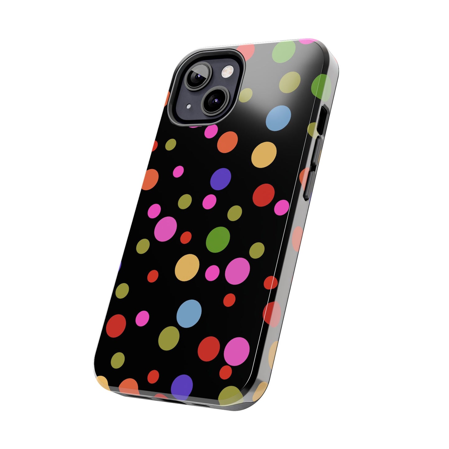 Dot Assortment Black Phone Case