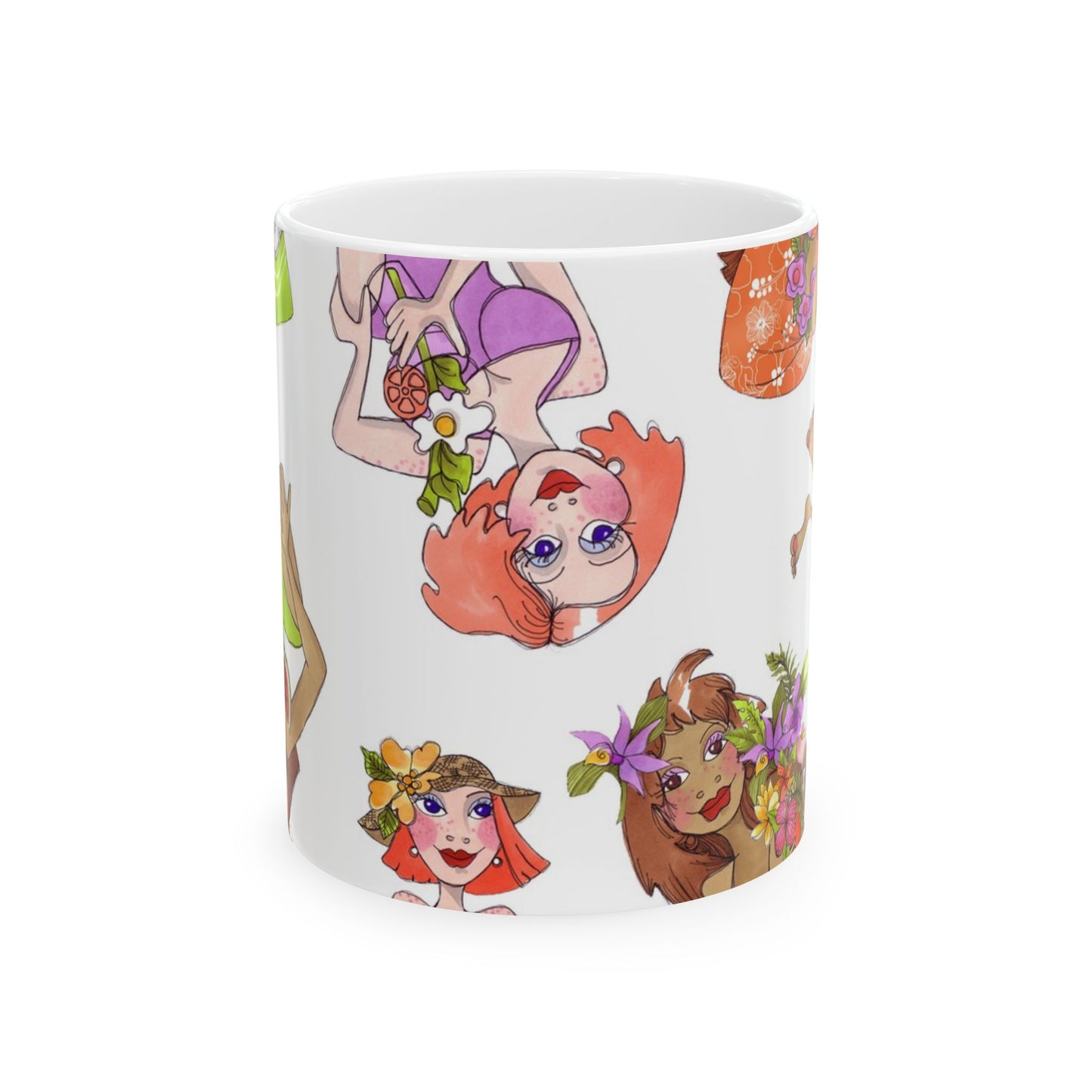 Island Toss White Cup