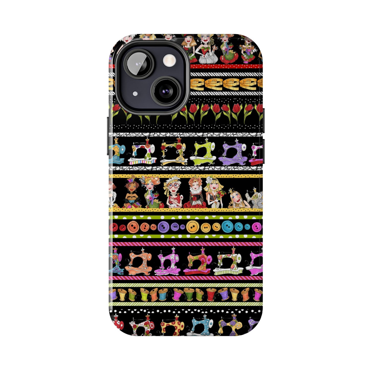 Curious Border Black Phone Case