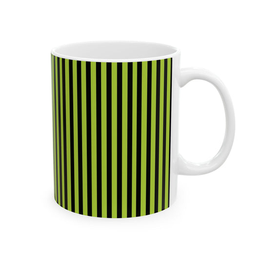 Stripe Green / Black Cup