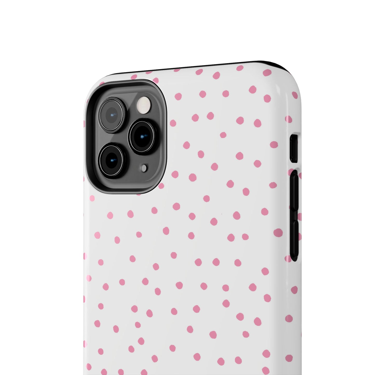 Dinky Dots White / Pink Phone Case