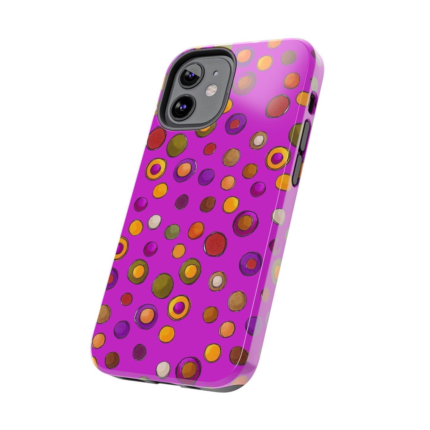 Double Dot Fuchsia Phone Case