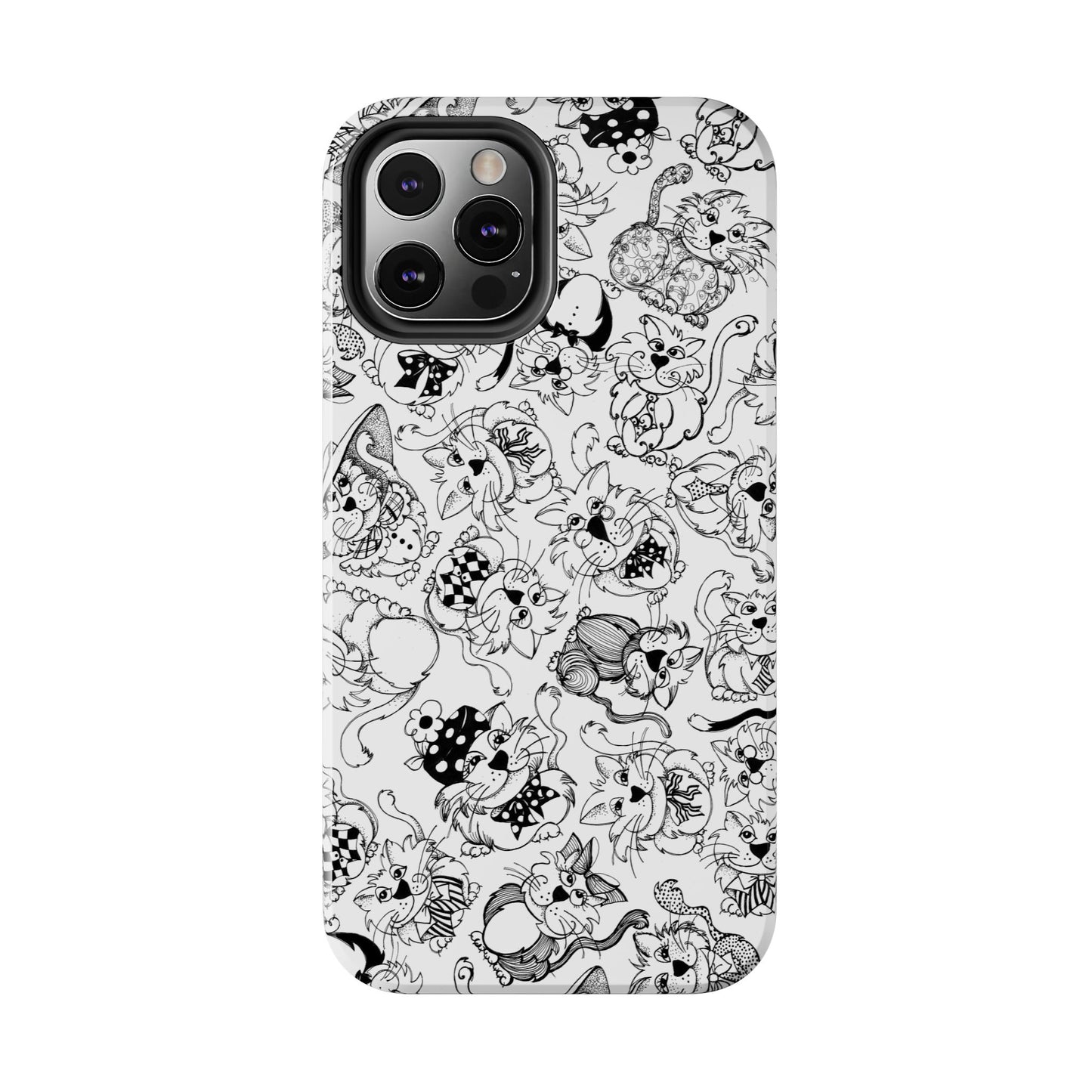 So Kitties Tossed White Phone Case