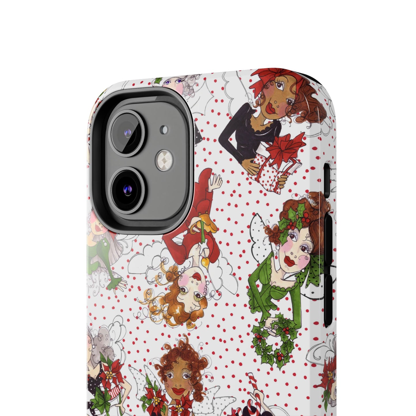 Fairy Toss White / Red Phone Case