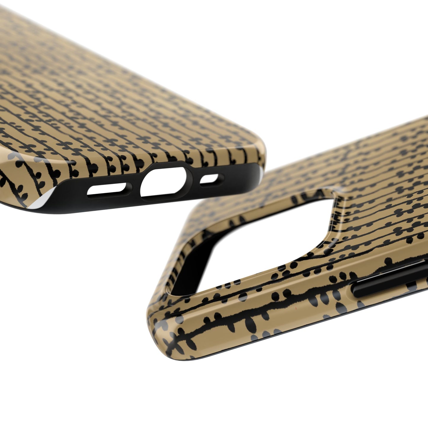 Loopy Stripe Tan Phone Case