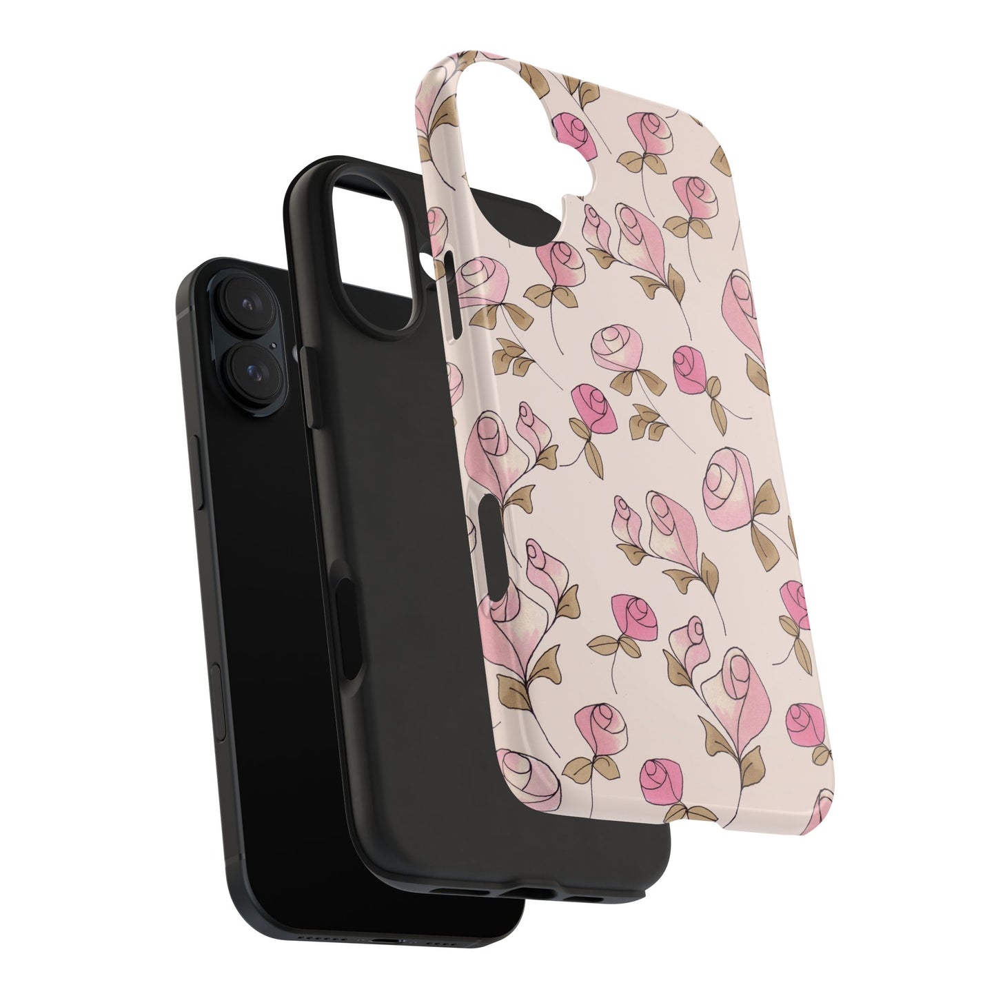Simply Roses Pink Phone Case