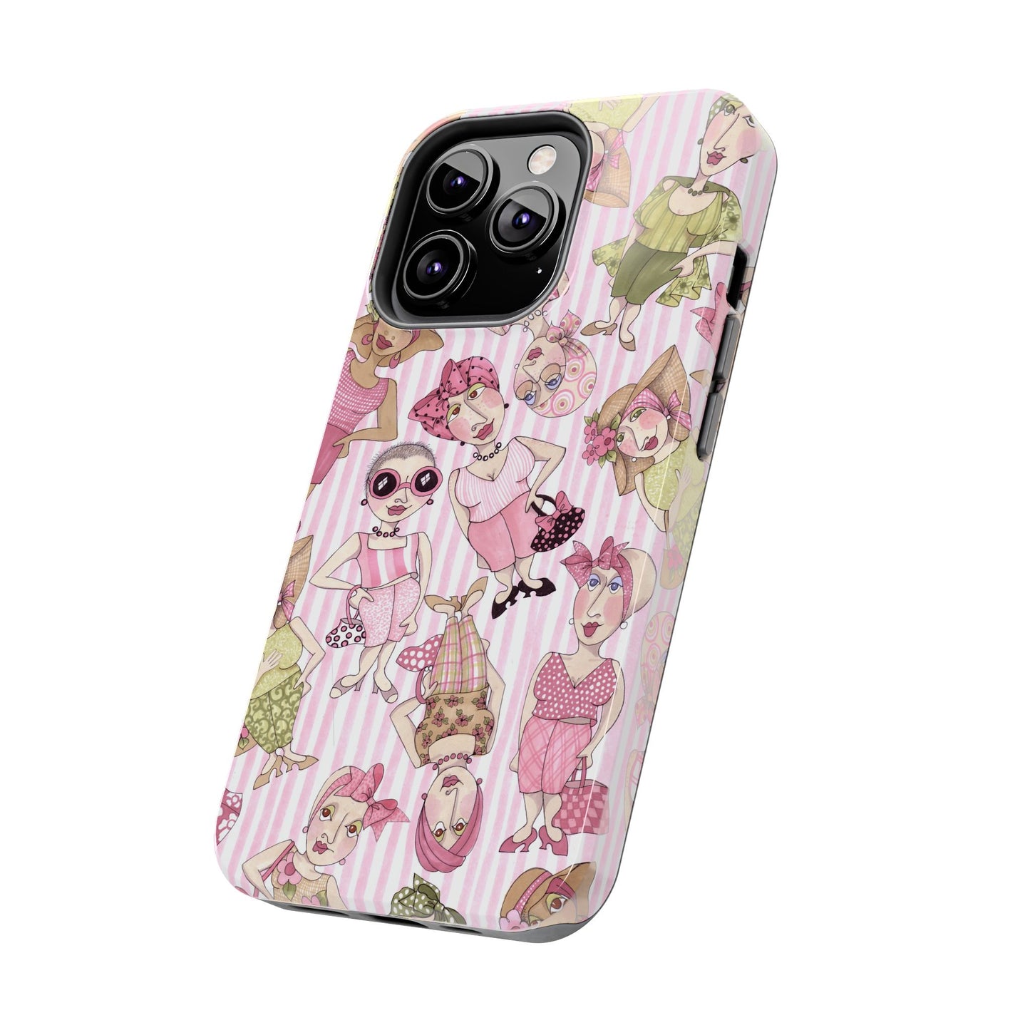 Tossed Ladies Pink Phone Case