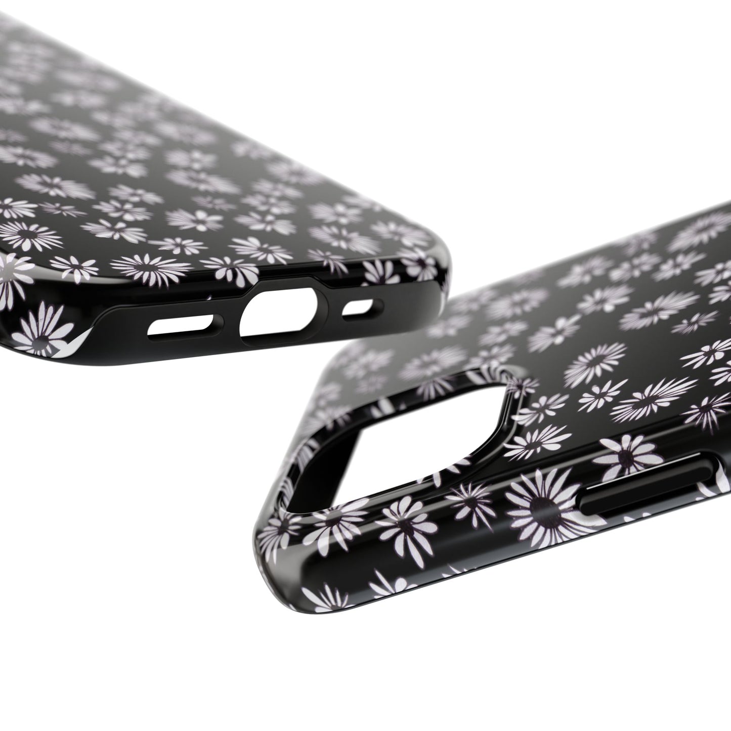 Random Daisy Black / White Phone Case