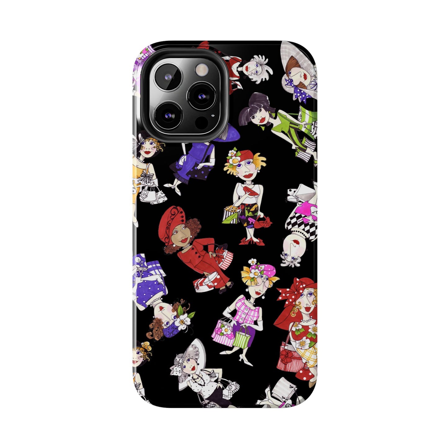 Gone Shopping Tossed Black Phone Case