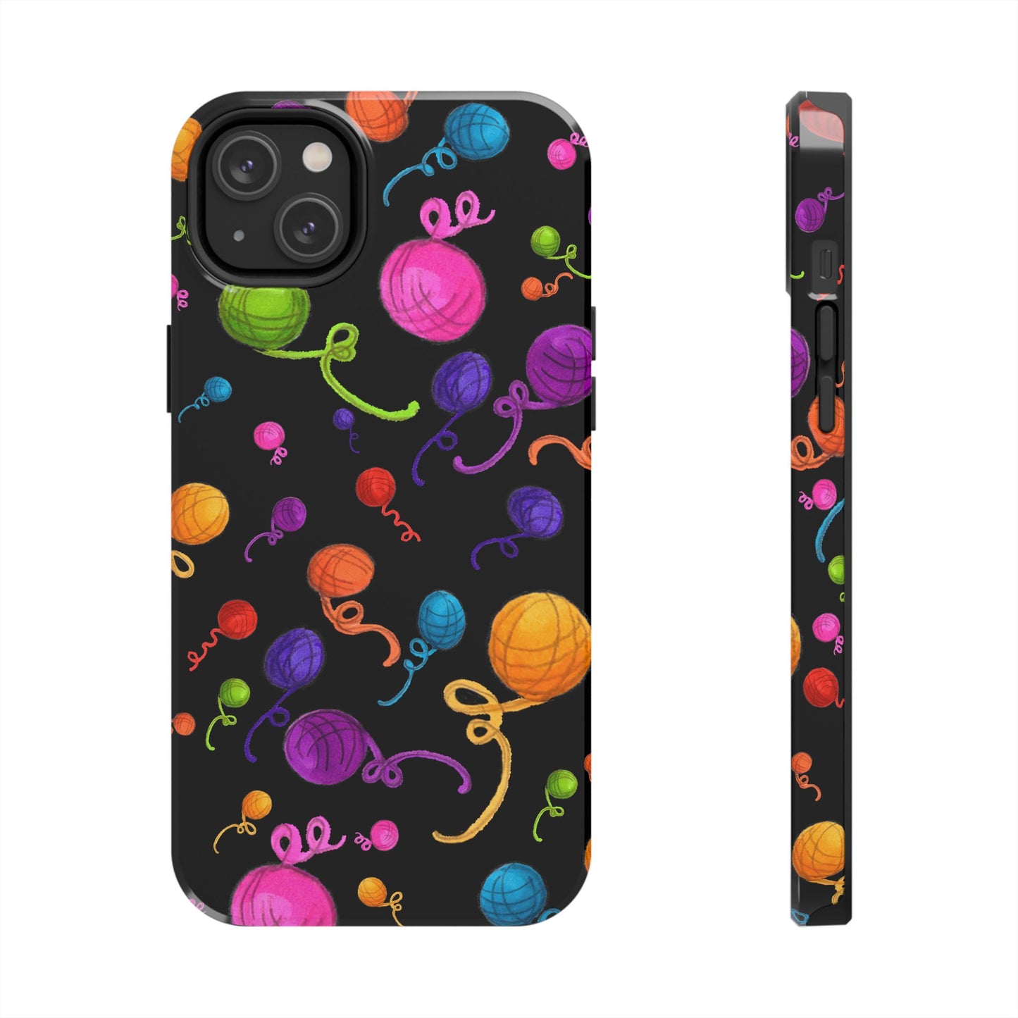 Yarniverse Black Phone Case