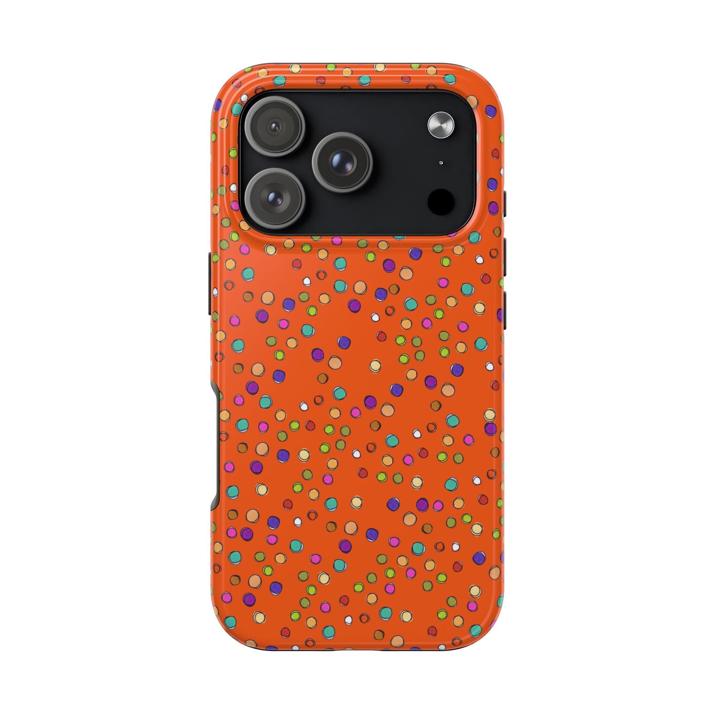Dog Dots Orange Phone Case