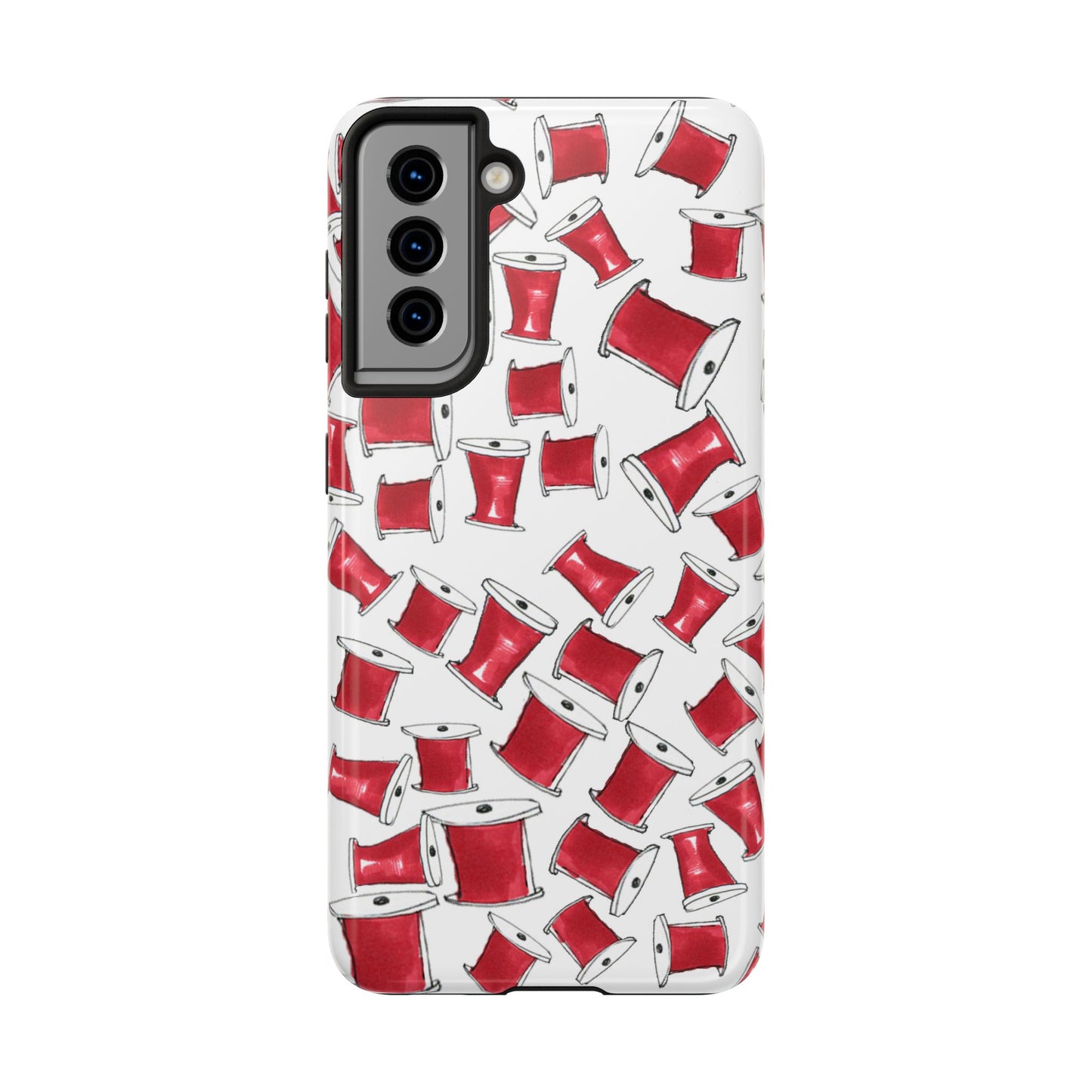 Red Thread White Phone Case