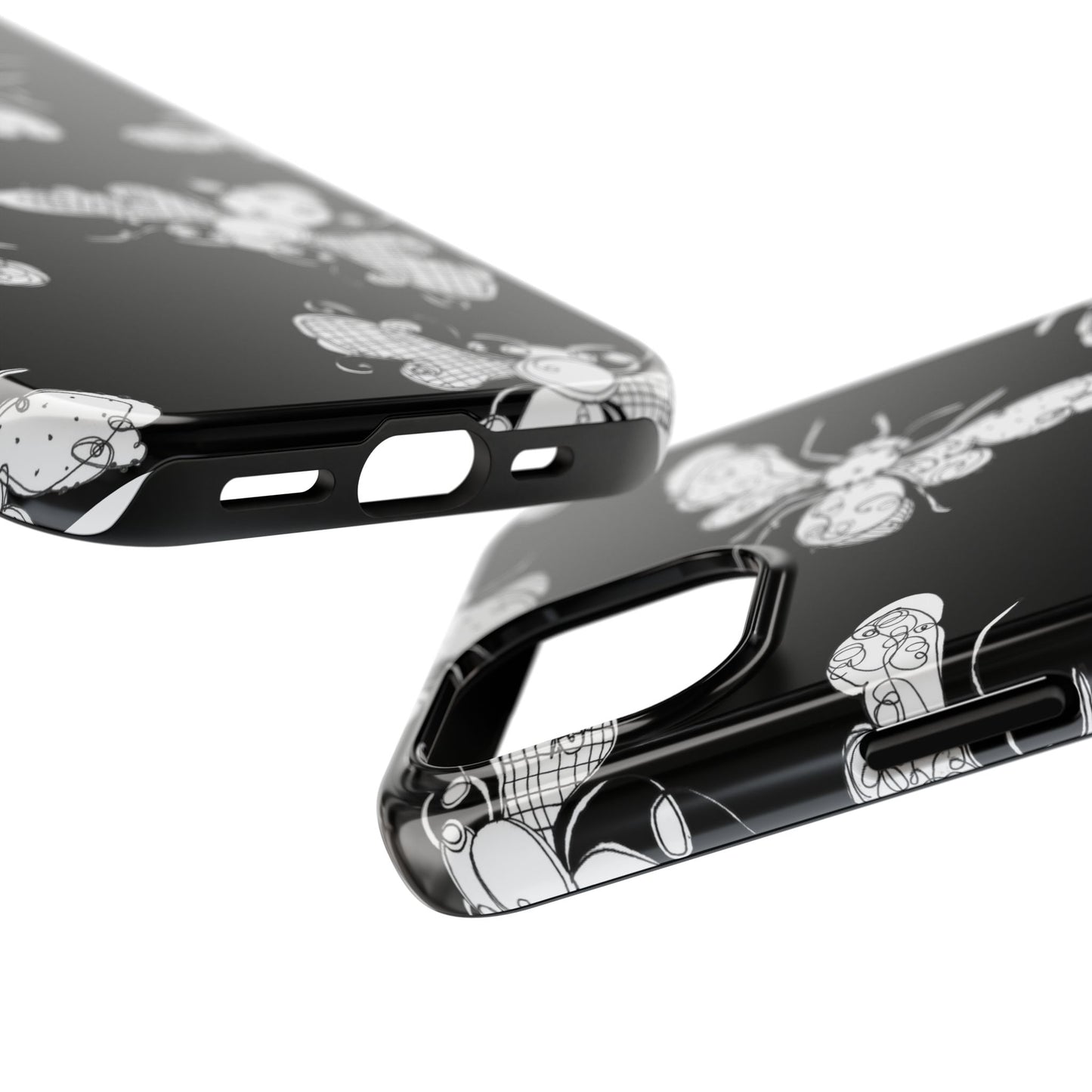 Busy Bee Black Phone Case