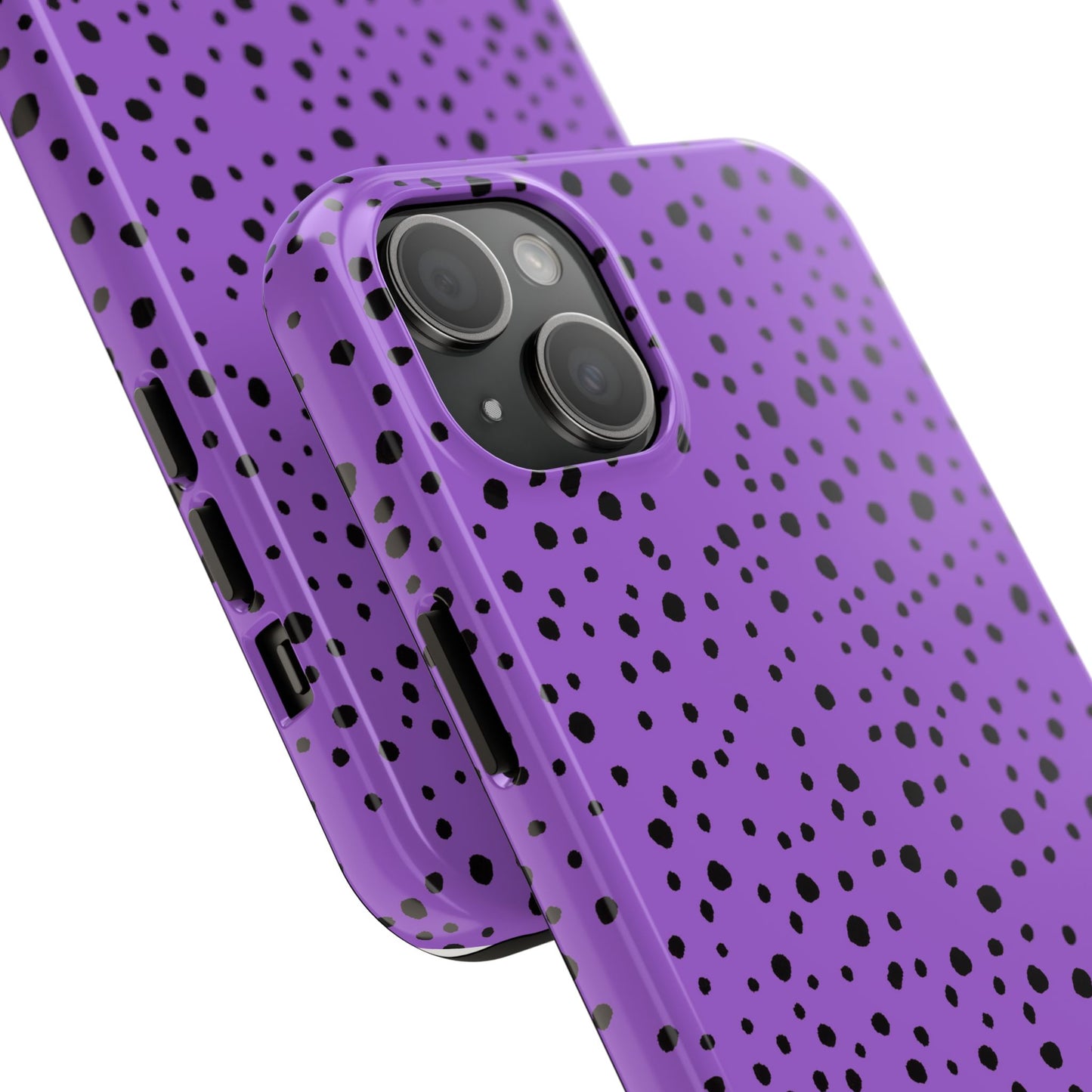 Pepper Dots Purple / Black Phone Case