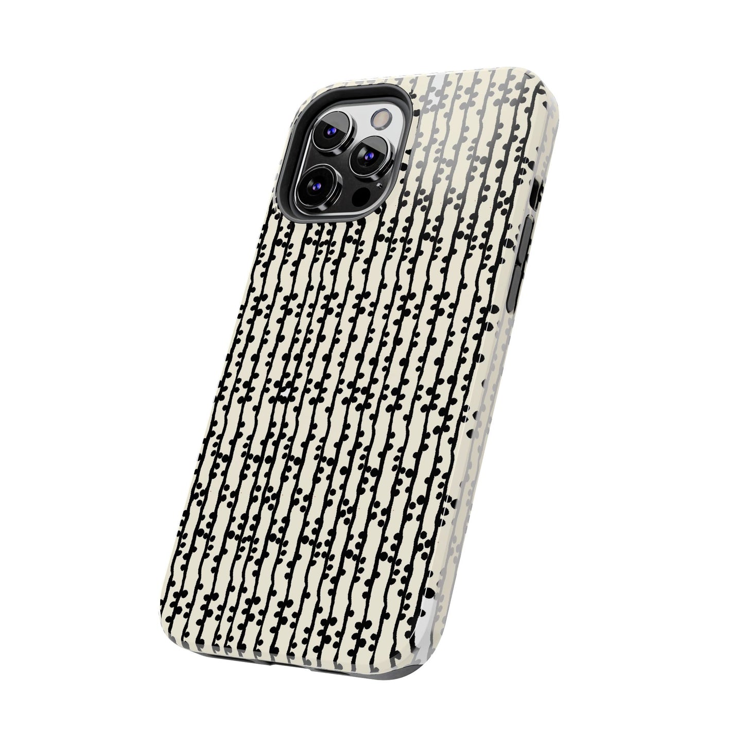 Loopy Stripe Bone Phone Case