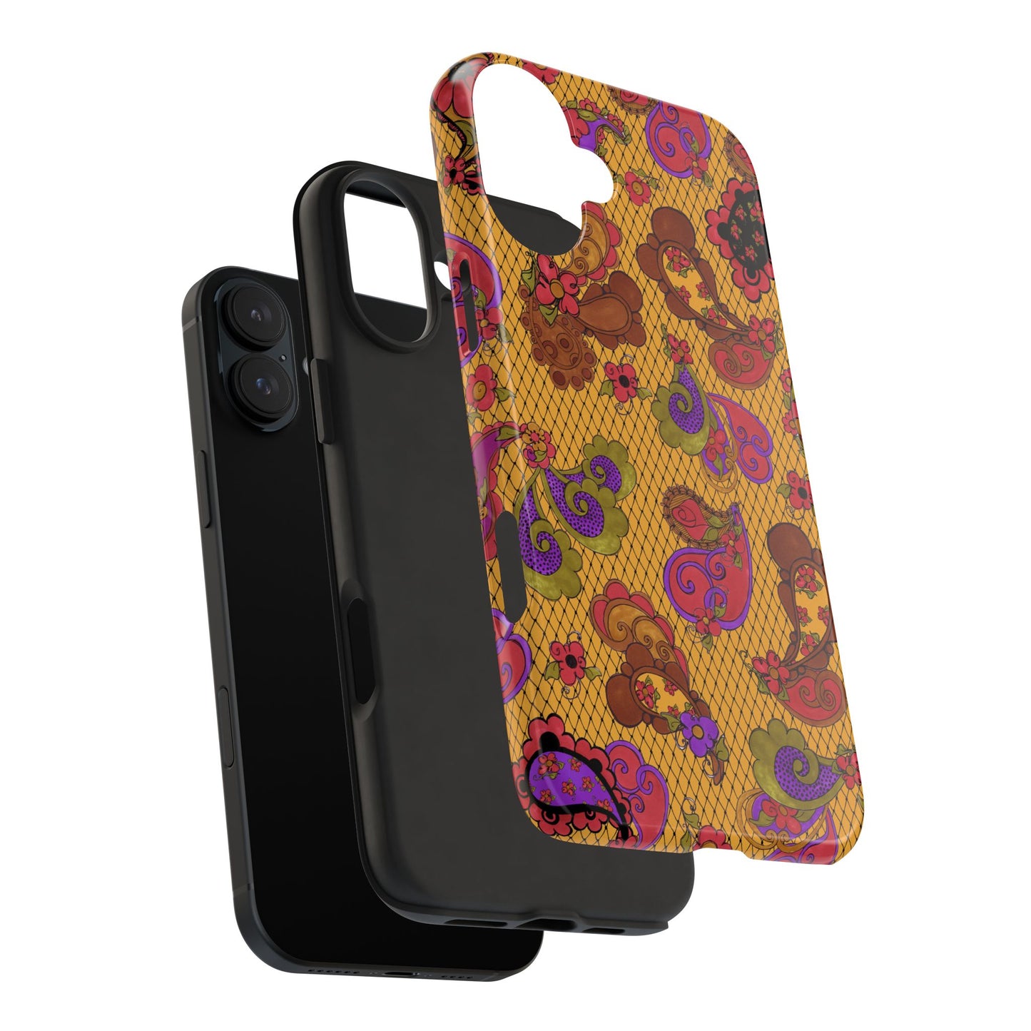 Posie Paisley Gold Phone Case