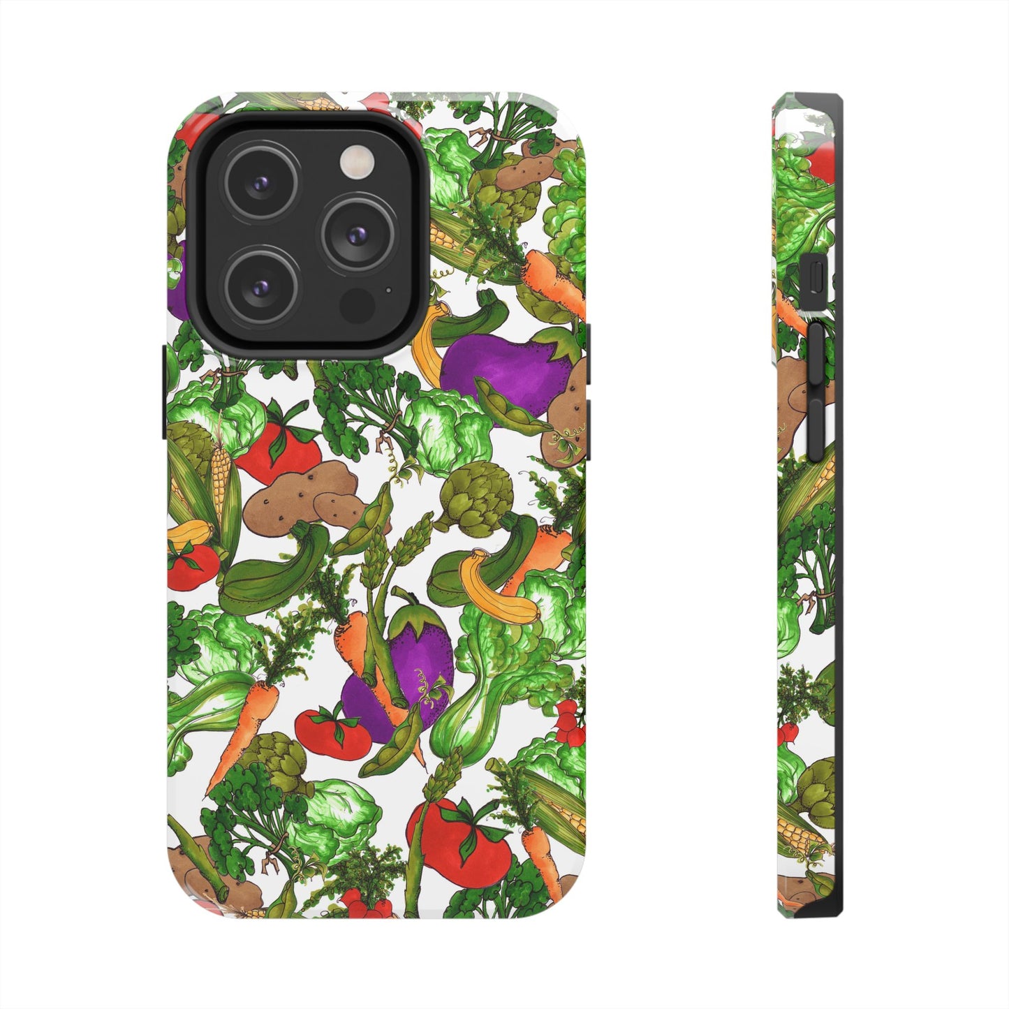 Veggie Jungle White Phone Case