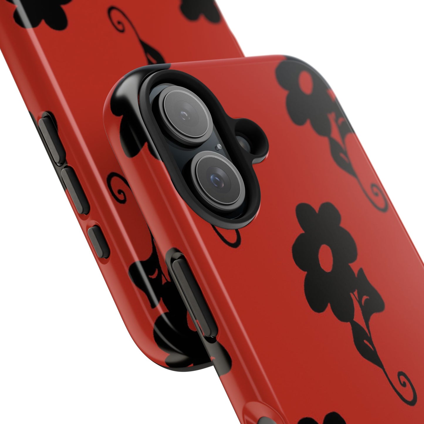 Daring Daisy Red Phone Case