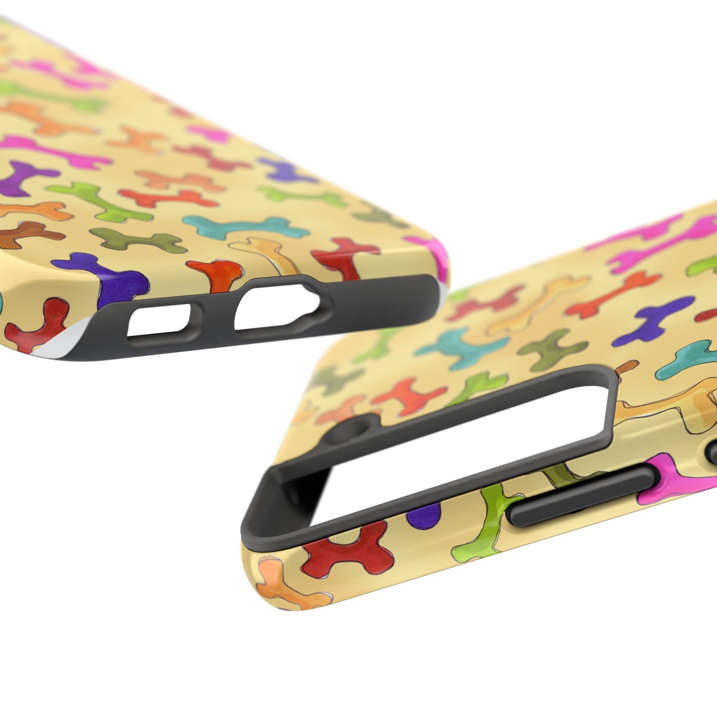 Happy Bones Yellow Phone Case