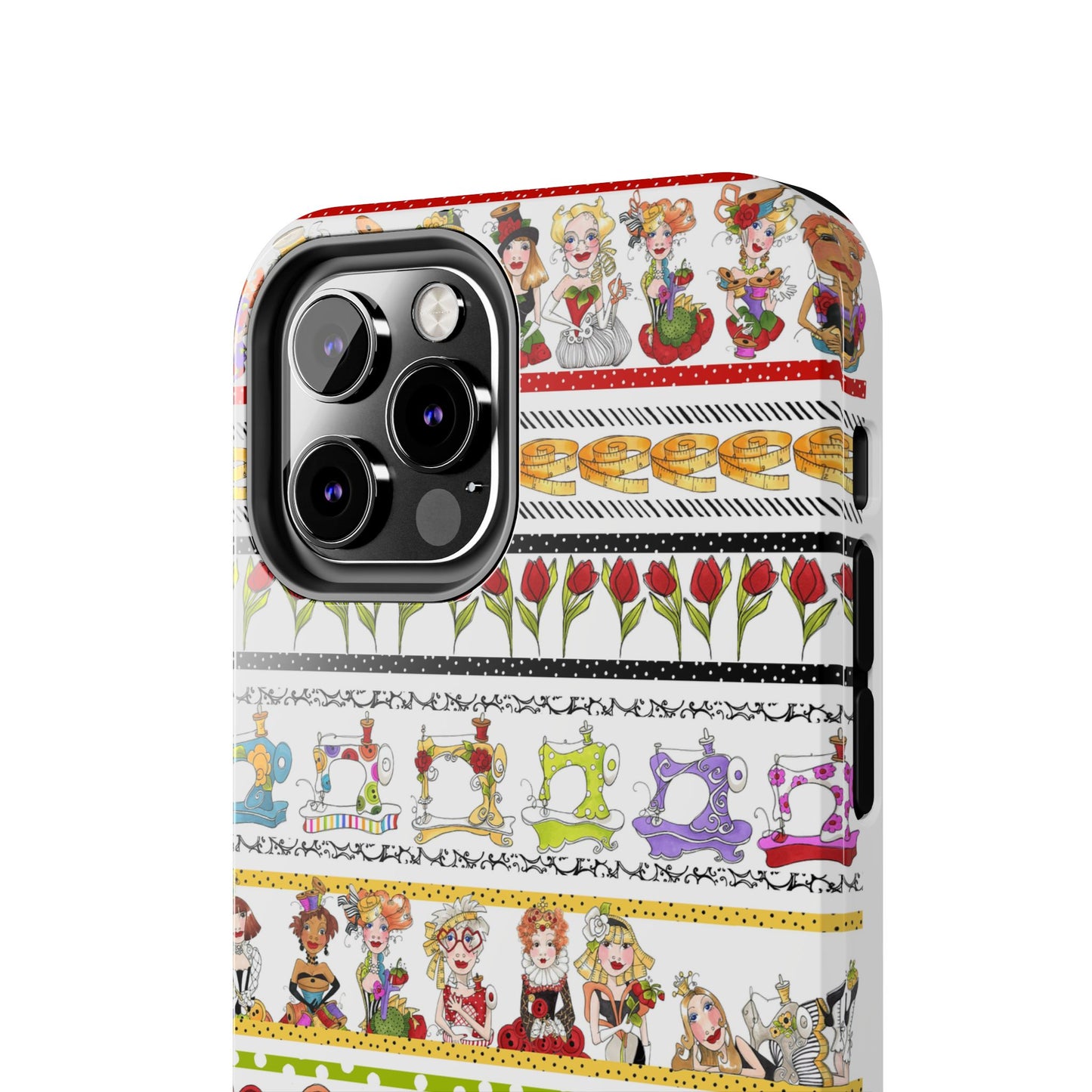 Curious Border White Phone Case