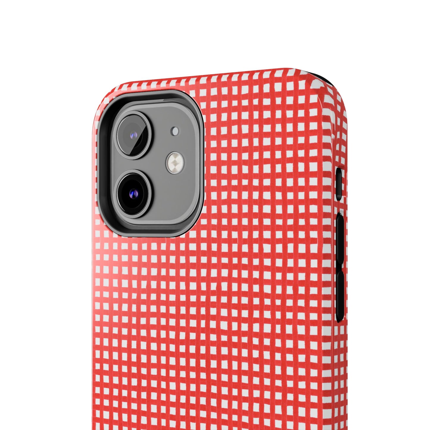 Chipper Check Red Phone Case