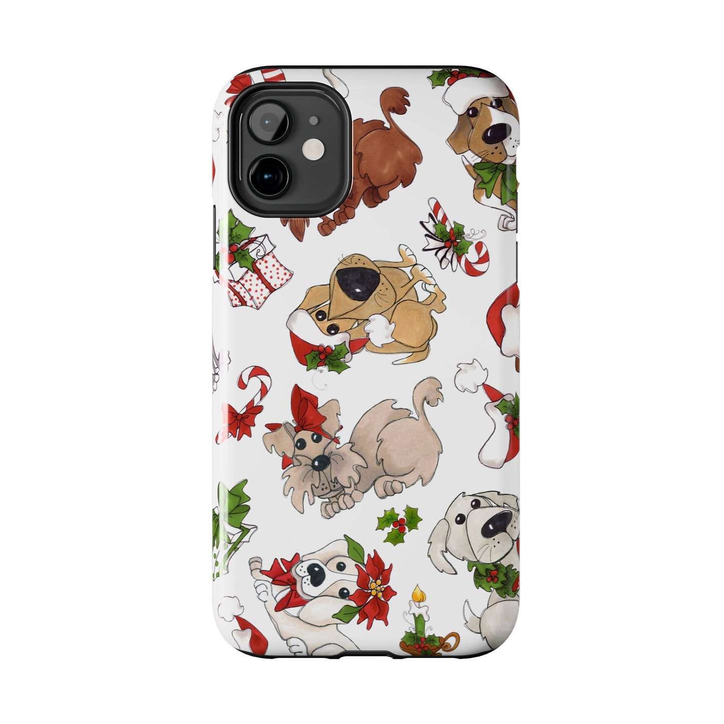 Doggie Toss White Phone Case