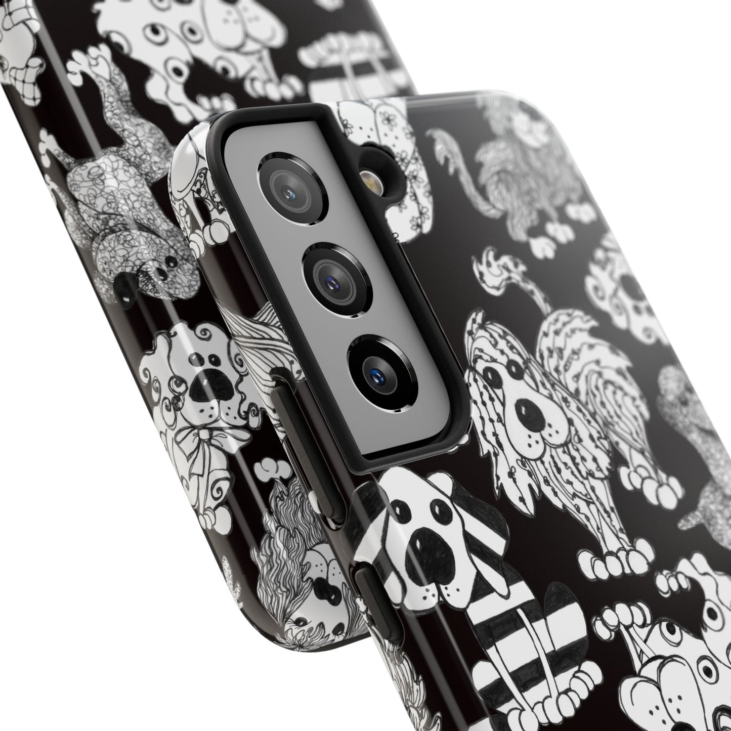 Dear Doggies Black Phone Case