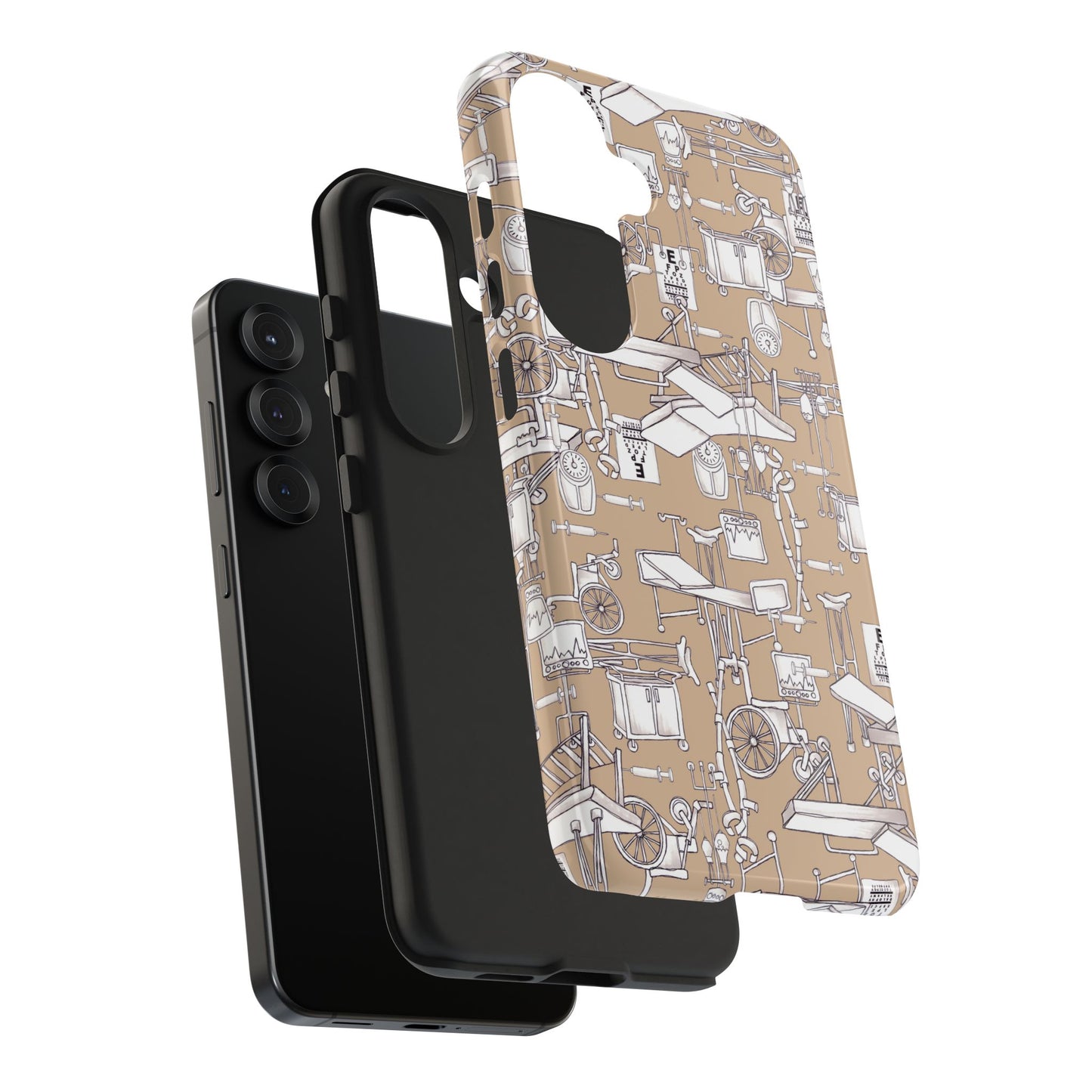 Essentials Khaki / White Phone Case
