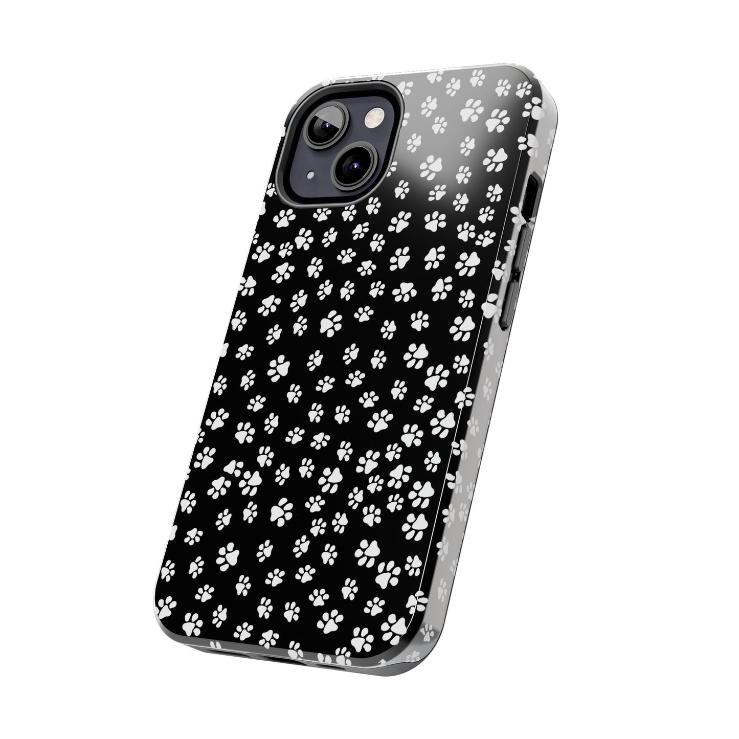Little Paws Black / White Phone Case