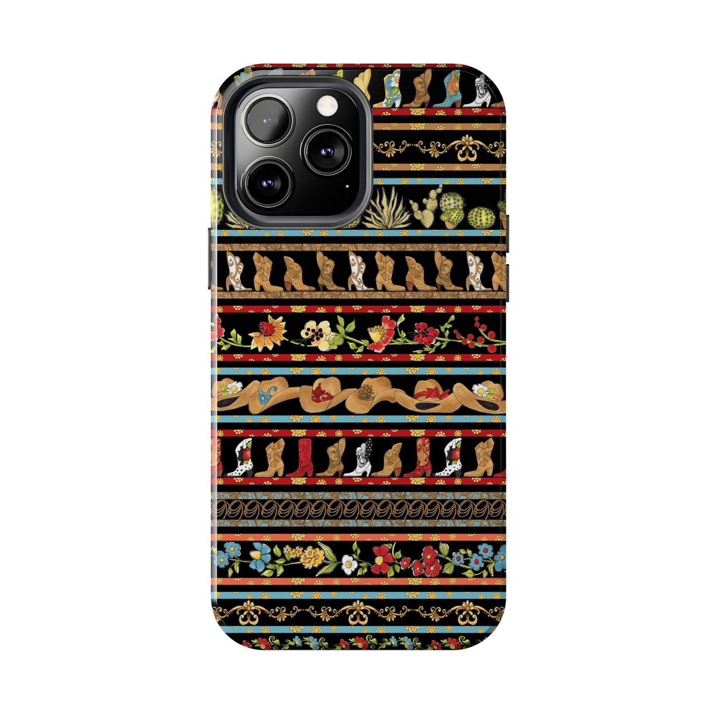 Whoa Borders Black Phone Case