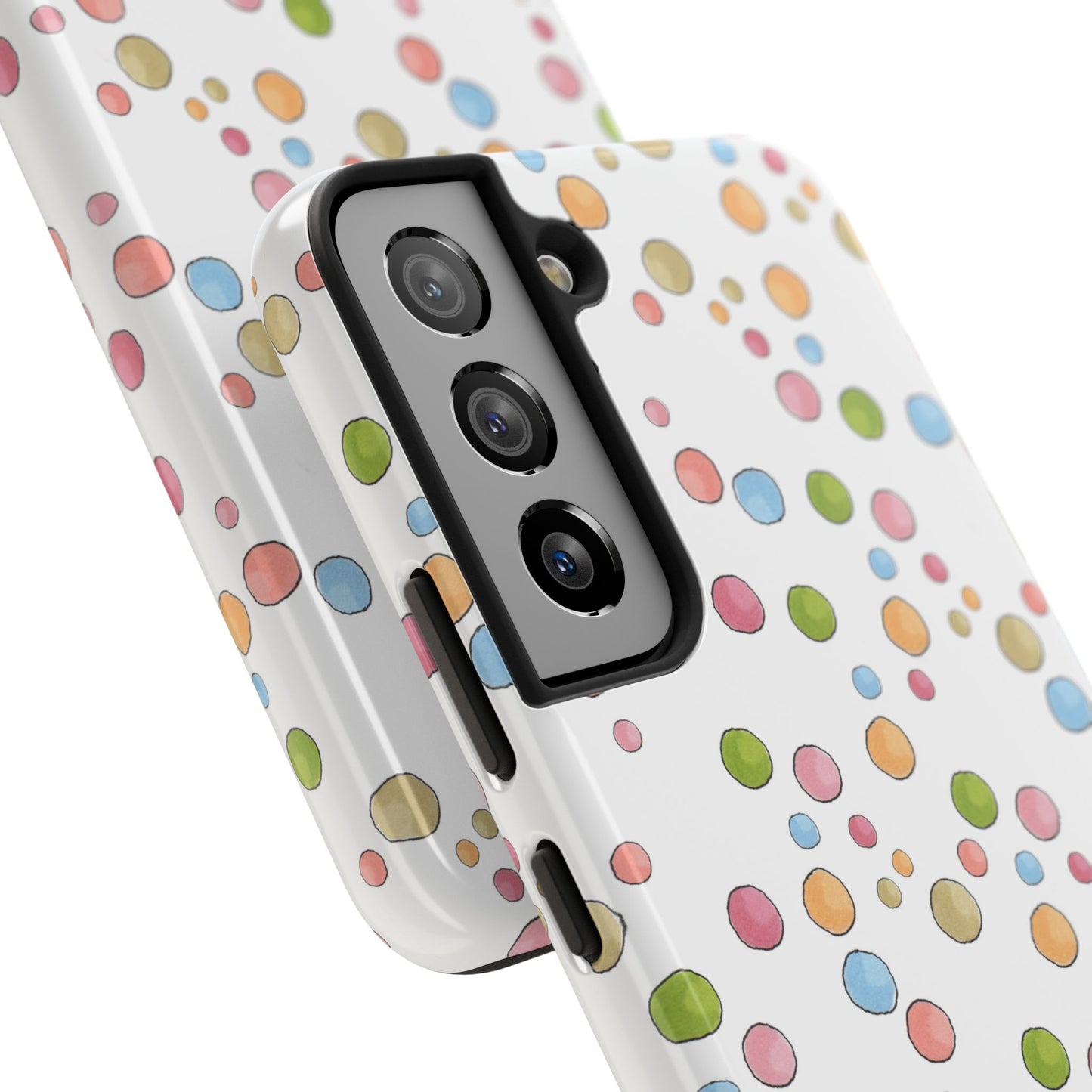 Clown Dots White Phone Case