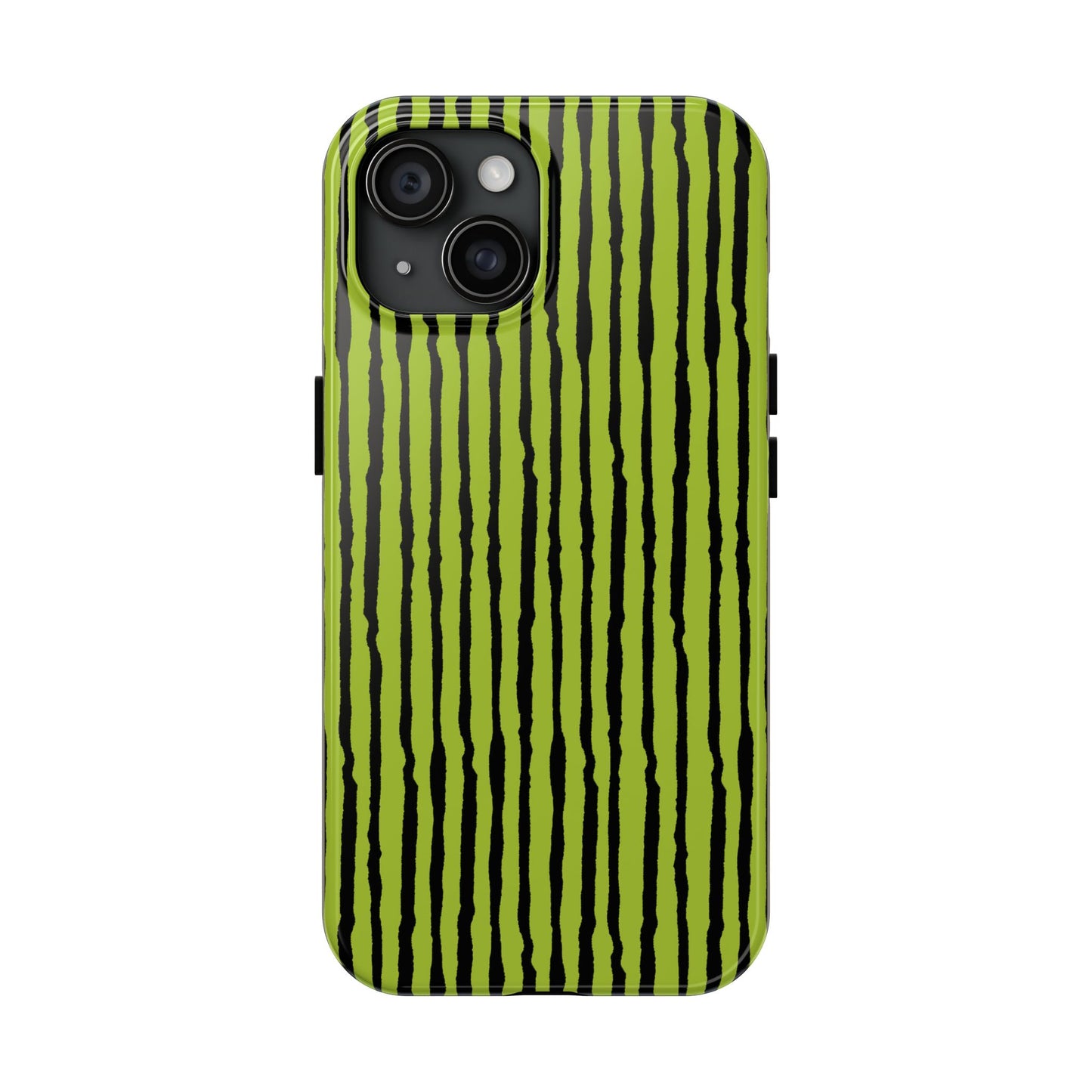 Sorta Stripe Green / Black Phone Case