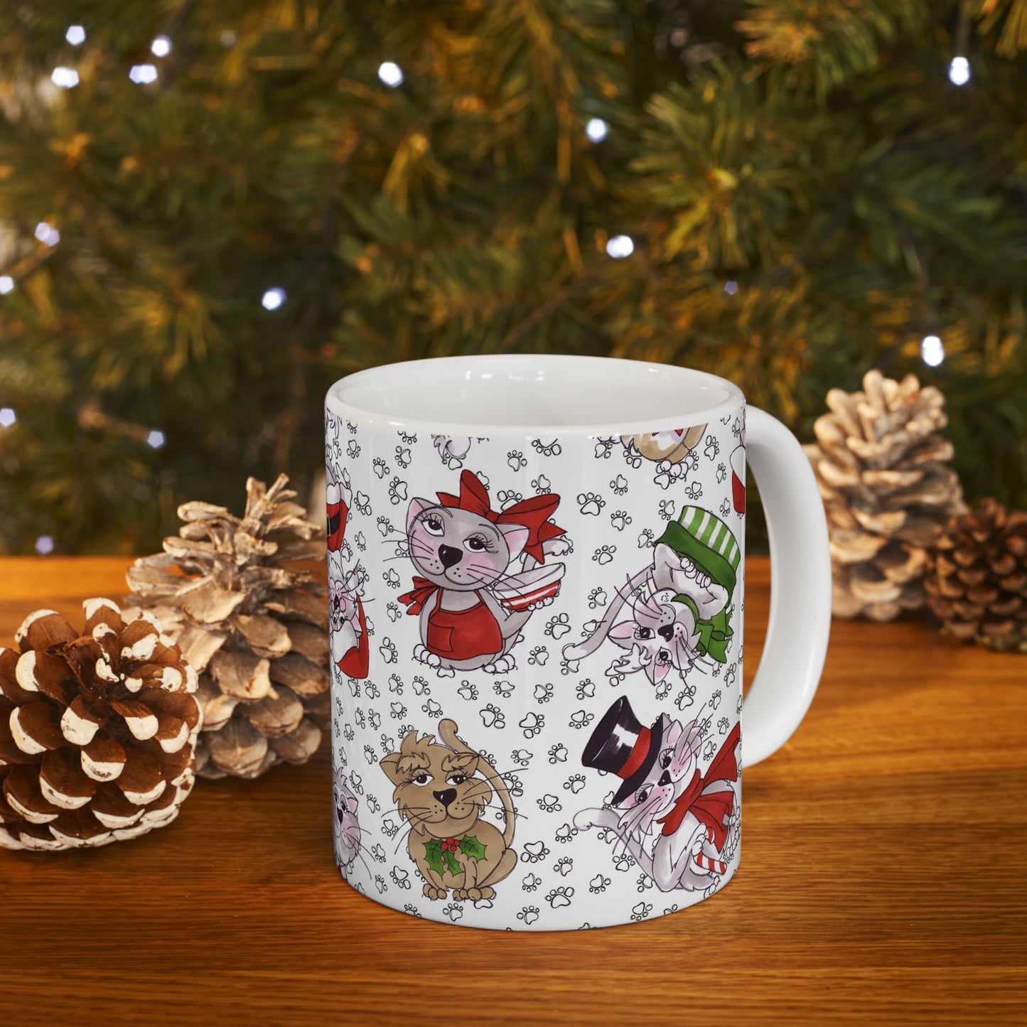 Kitty Blizzard White Cup